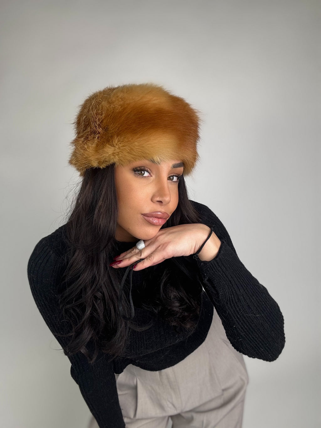 Cappello in volpe N41