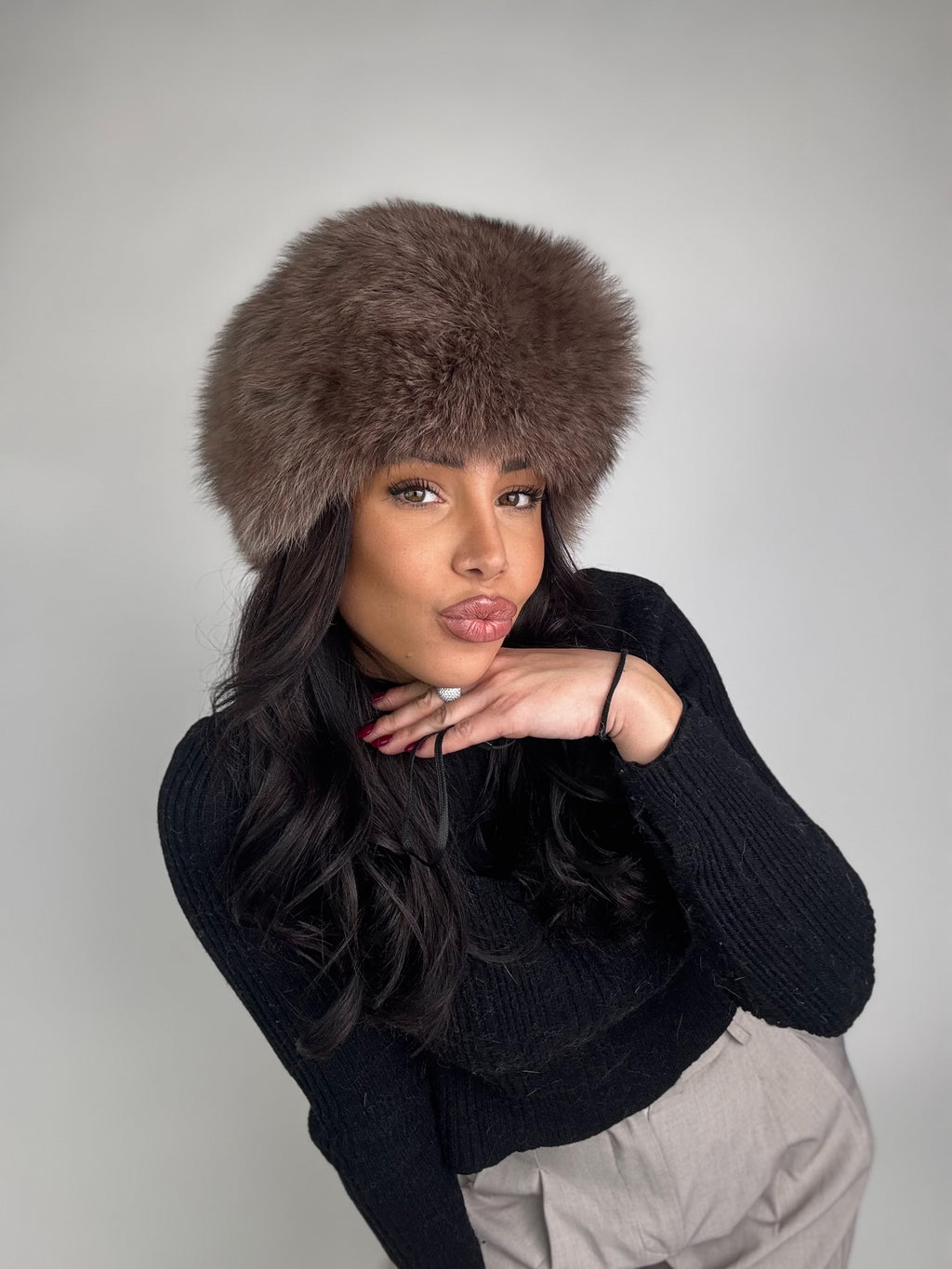 Cappello in volpe N42