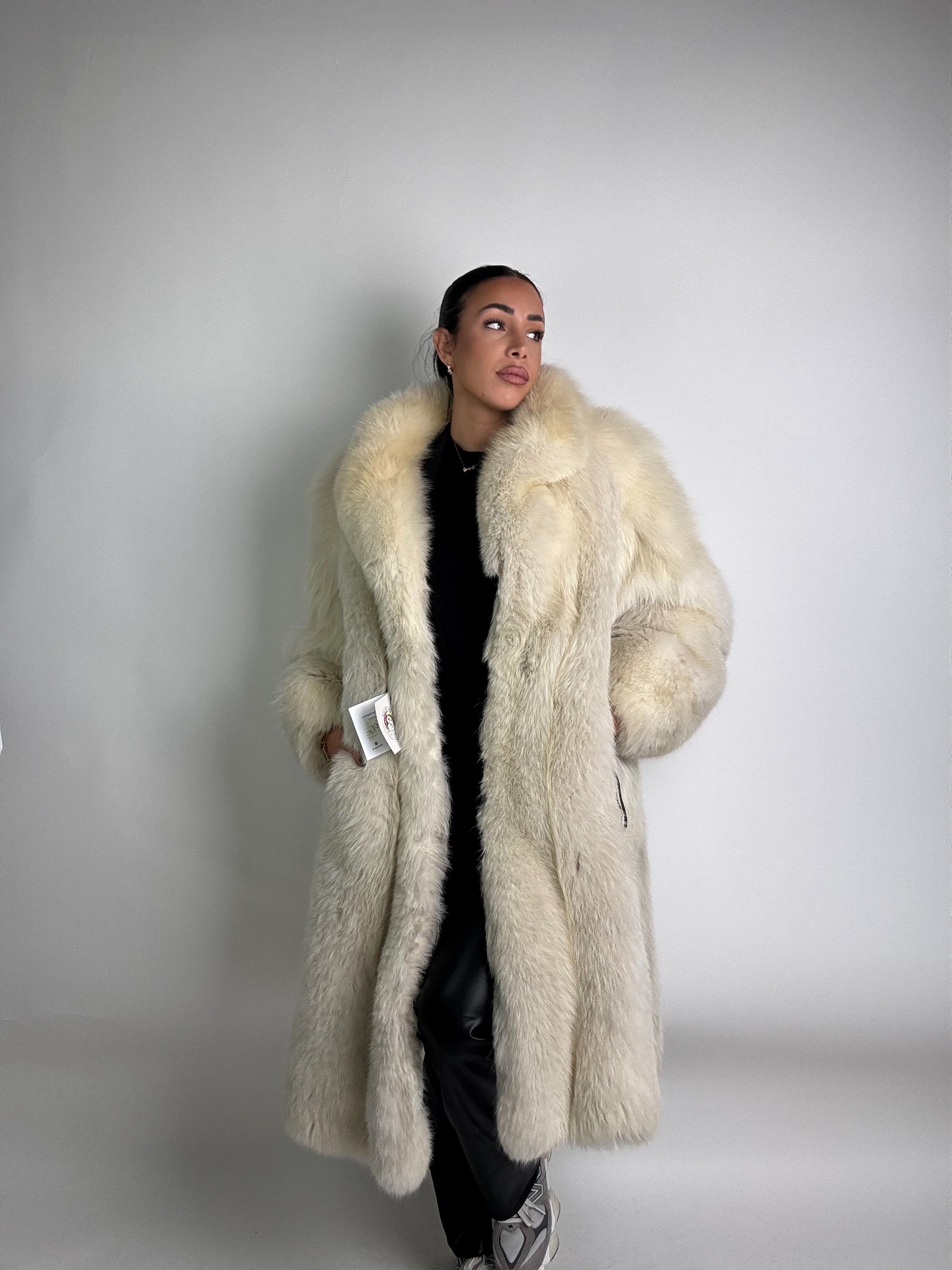 Cappotto in volpe polare N04