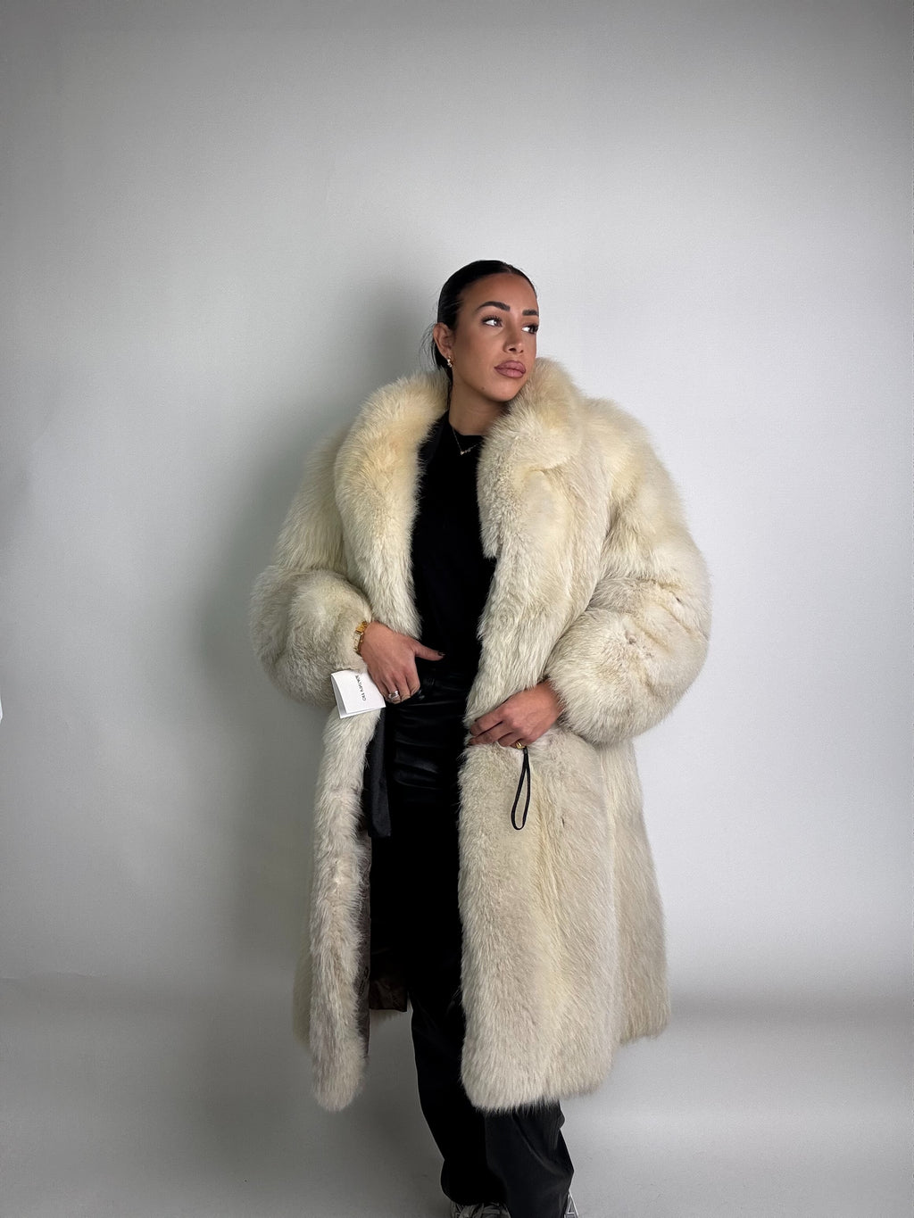 Cappotto in volpe polare N04