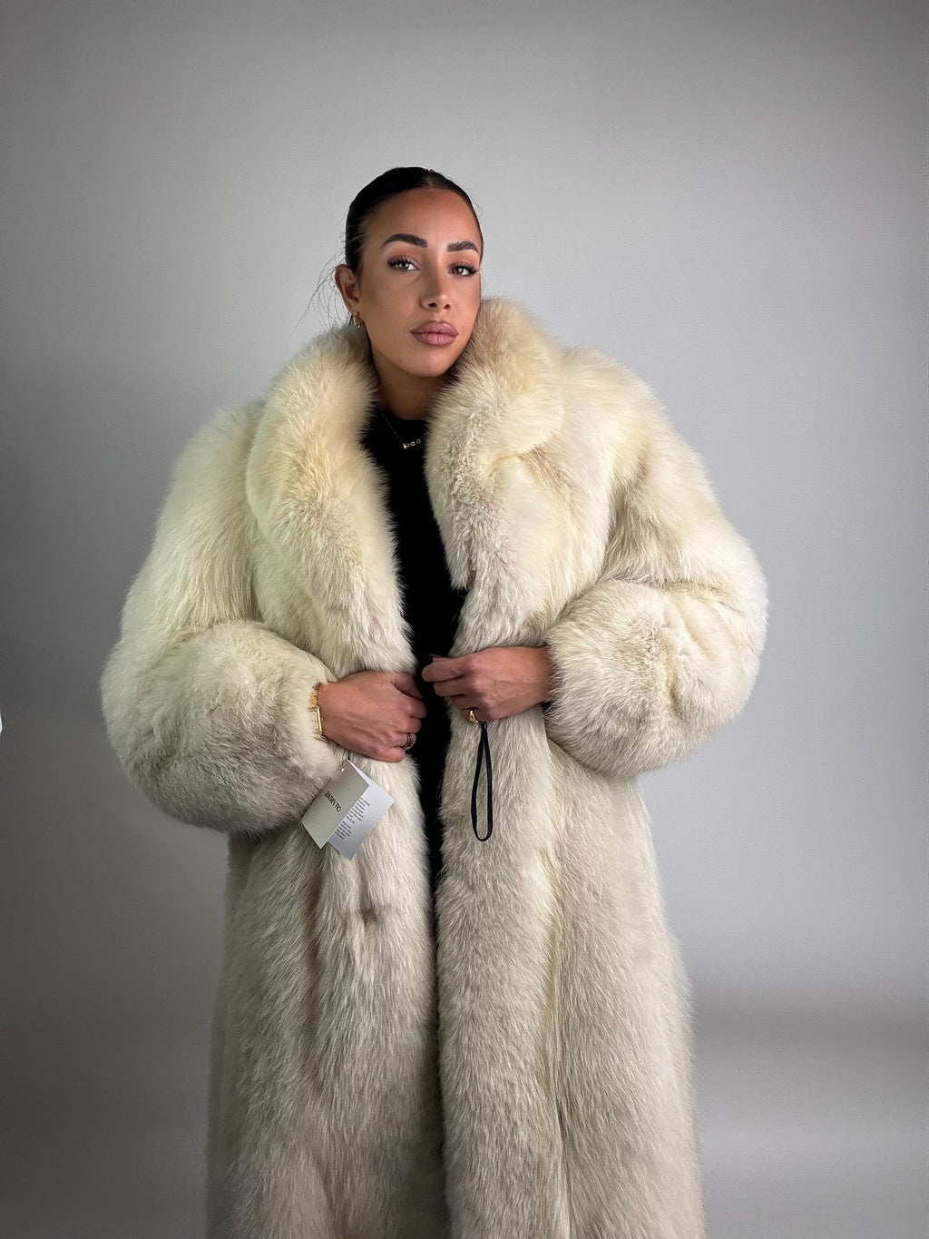 Cappotto in volpe polare N04