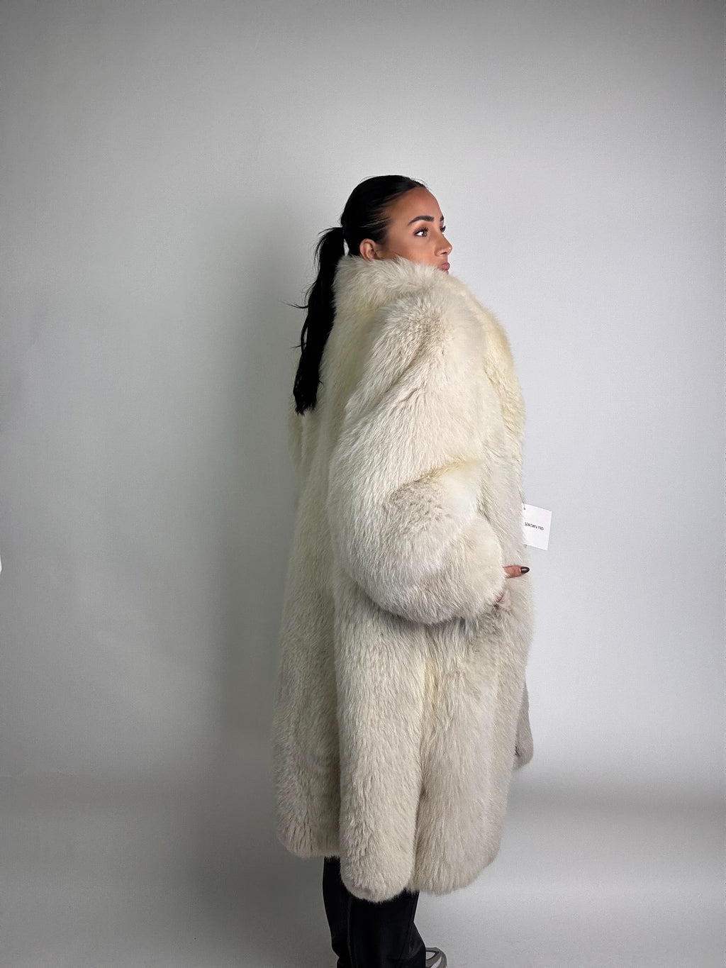 Cappotto in volpe polare N04