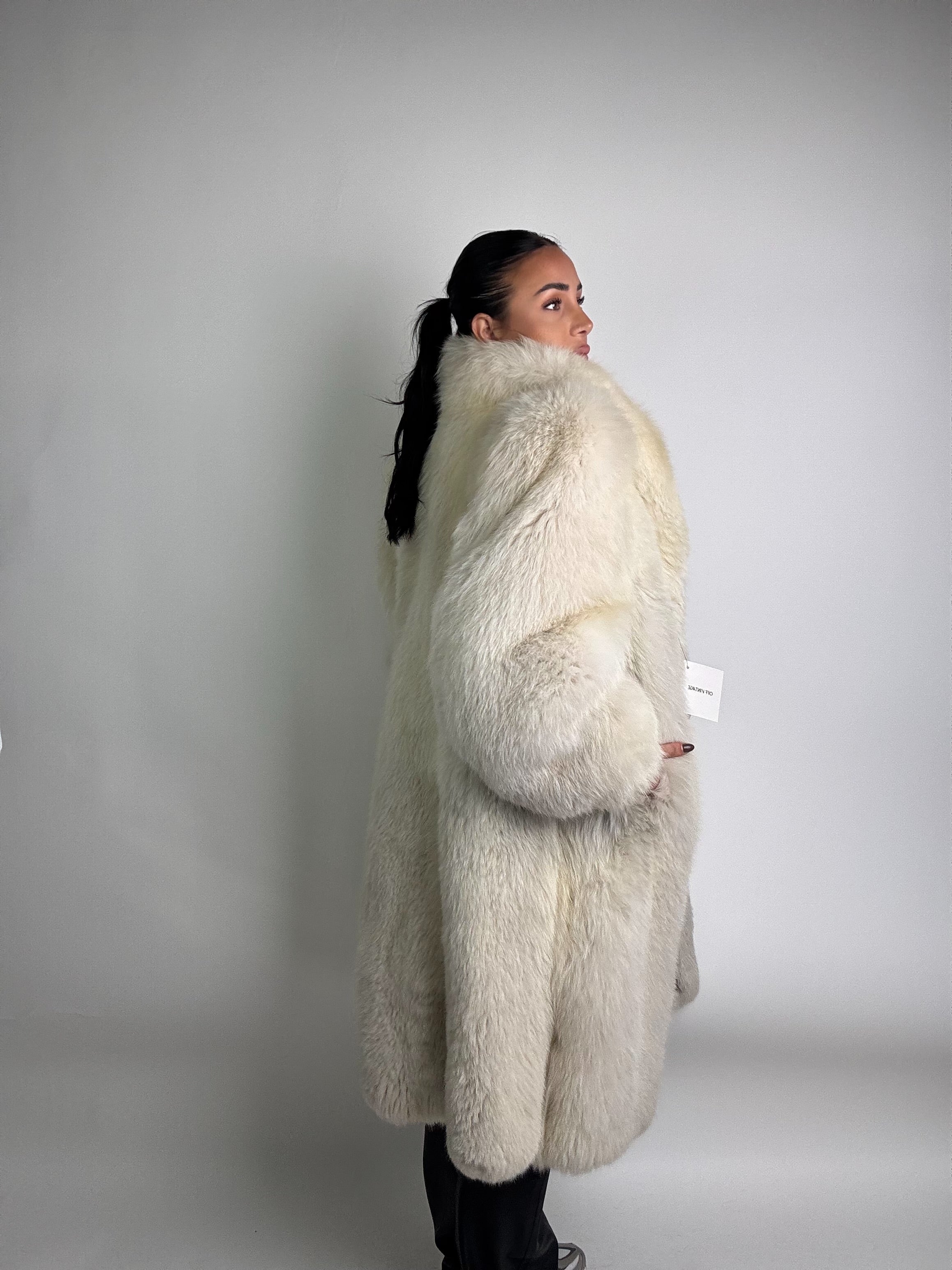 Cappotto in volpe polare N04