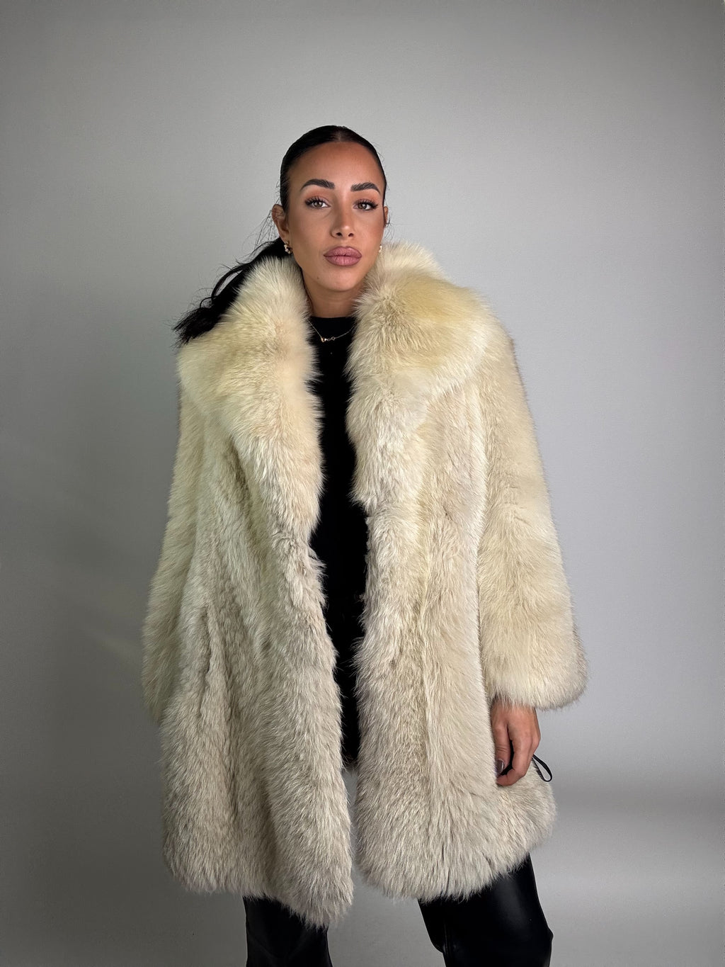 Giacca in volpe della groenlandia N06