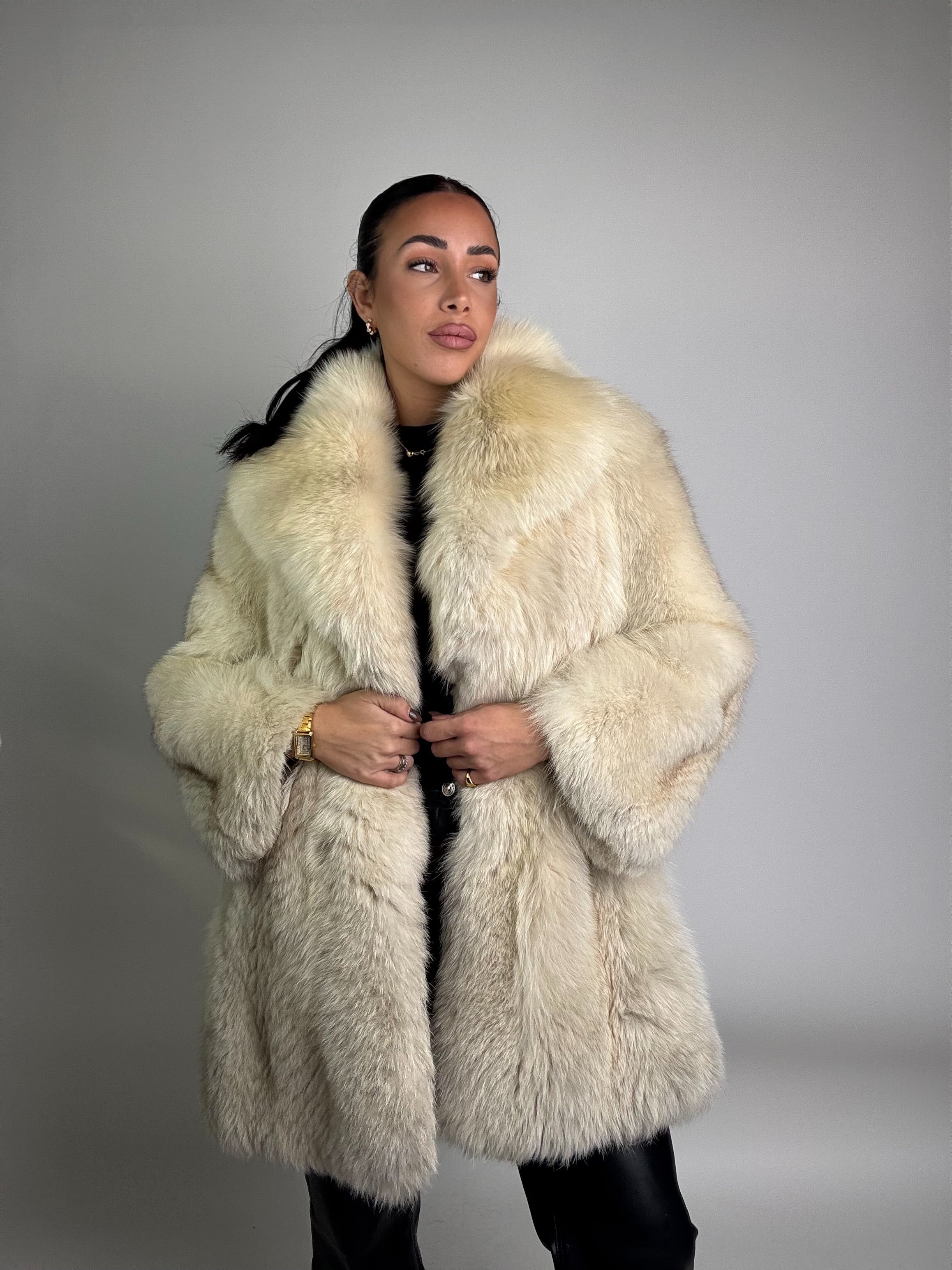 Giacca in volpe della groenlandia N06