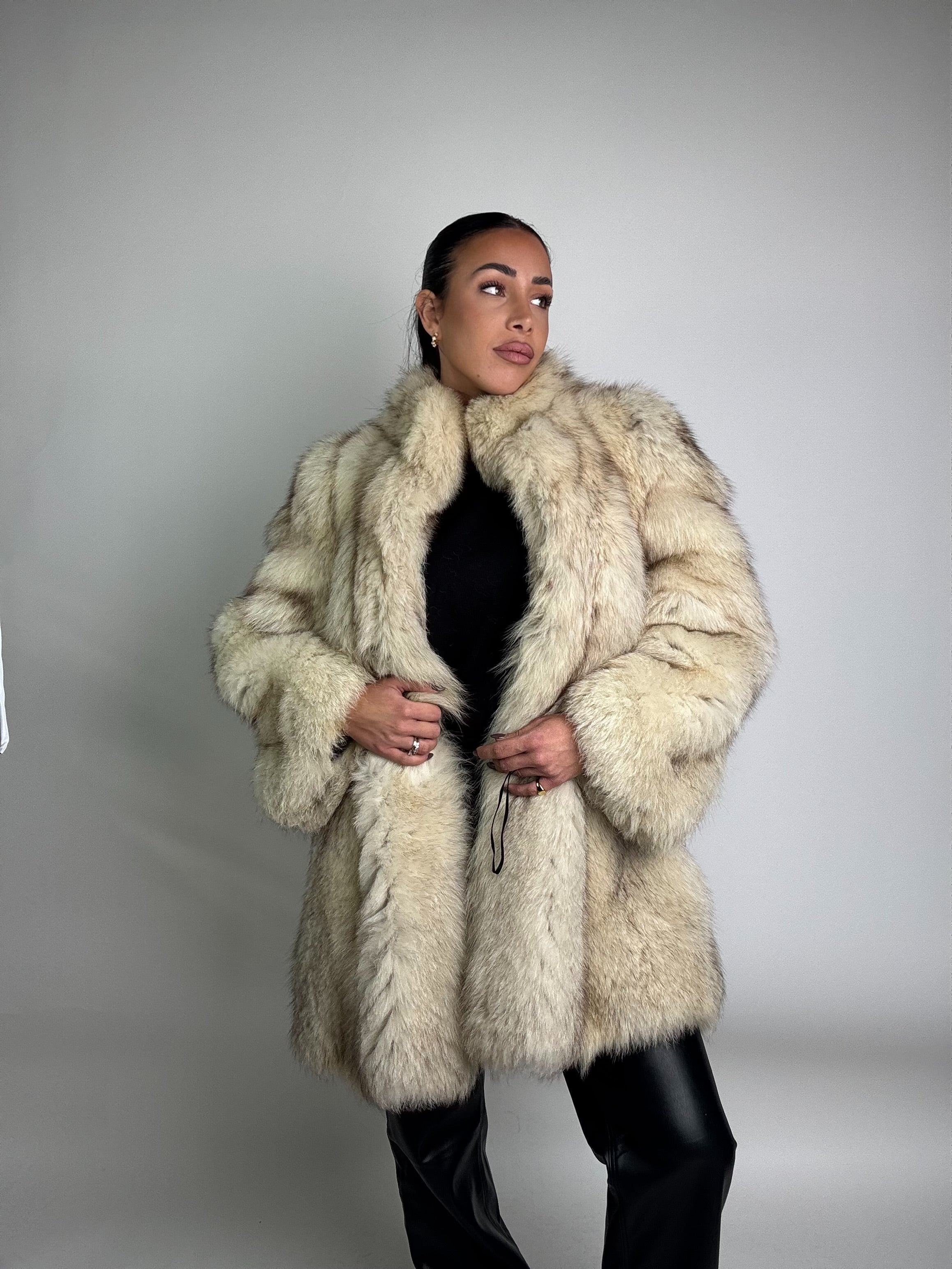 Giacca in volpe della groenlandia N07