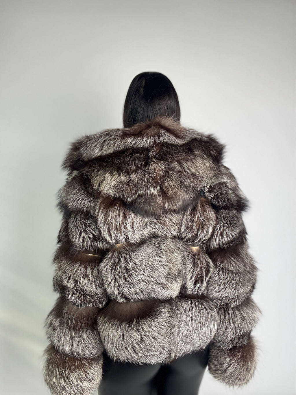 Bomber in volpe argentata N87