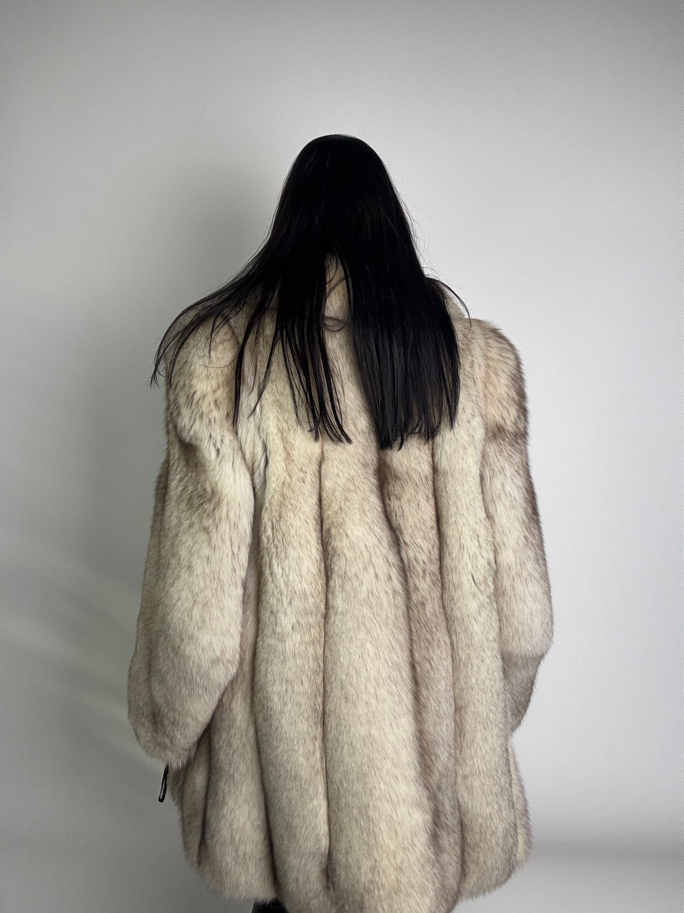 Giacca in volpe della groenlandia N12