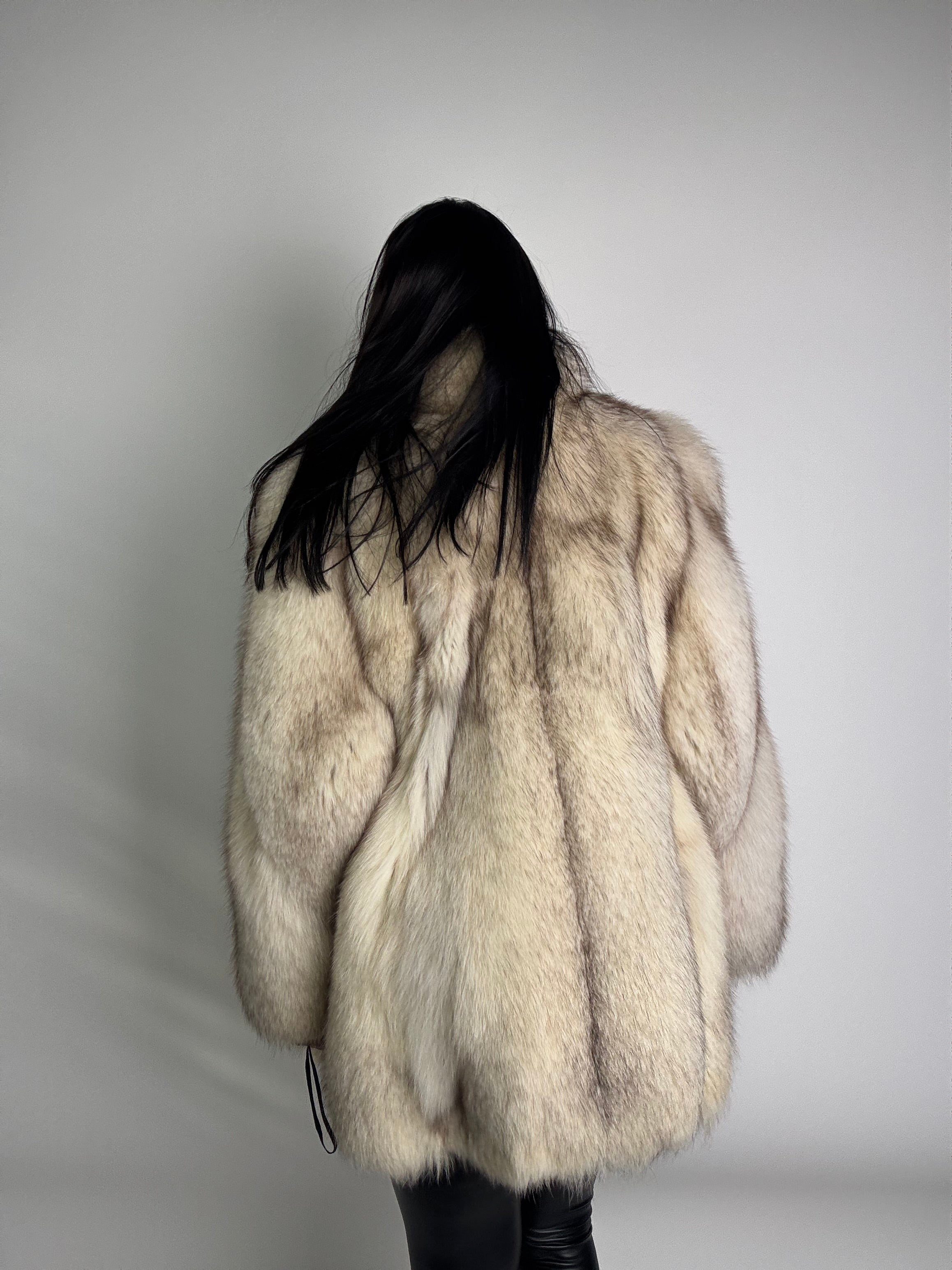 Giacca in volpe della groenlandia N13