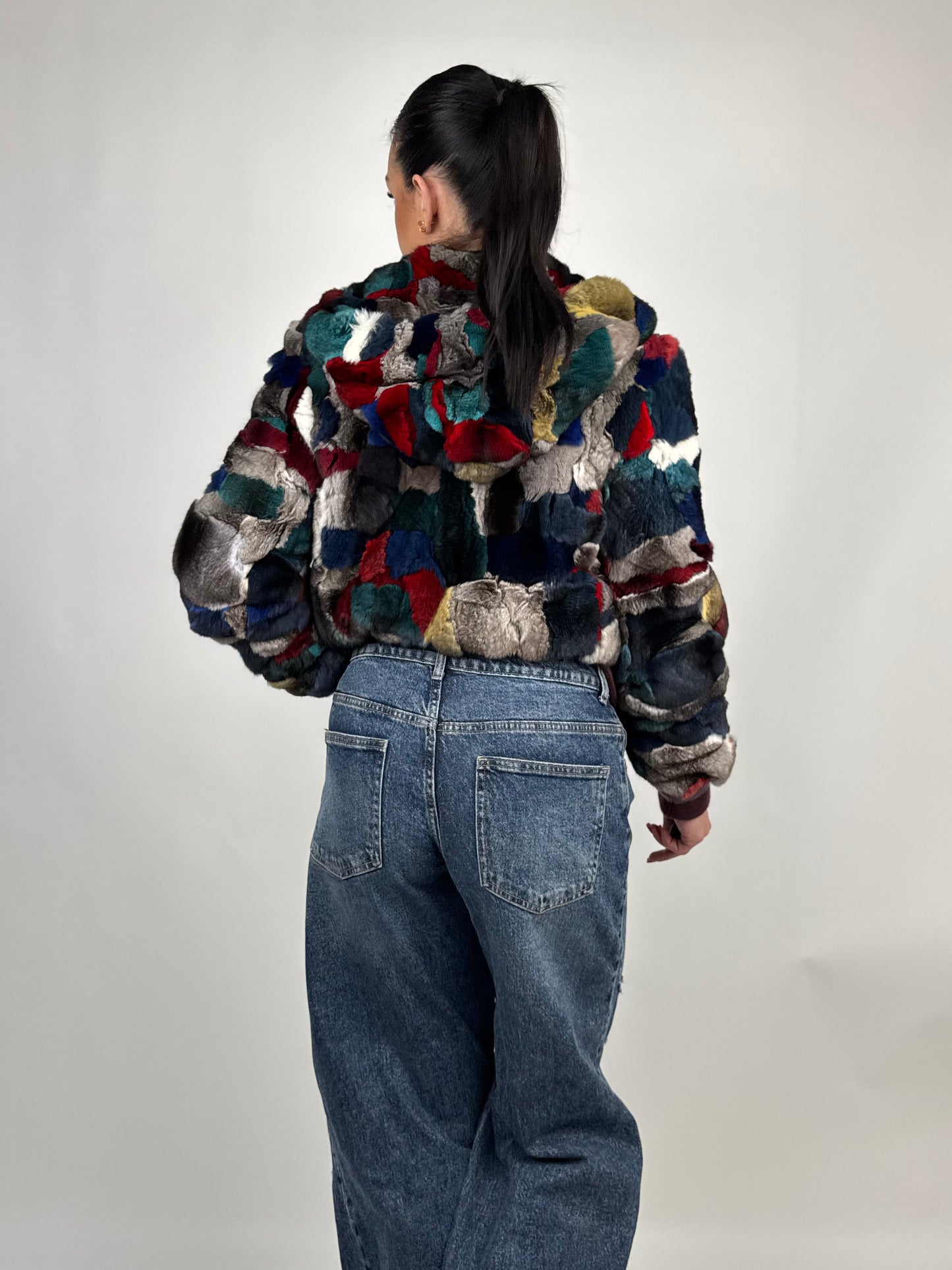 Mink Bomber Jacket