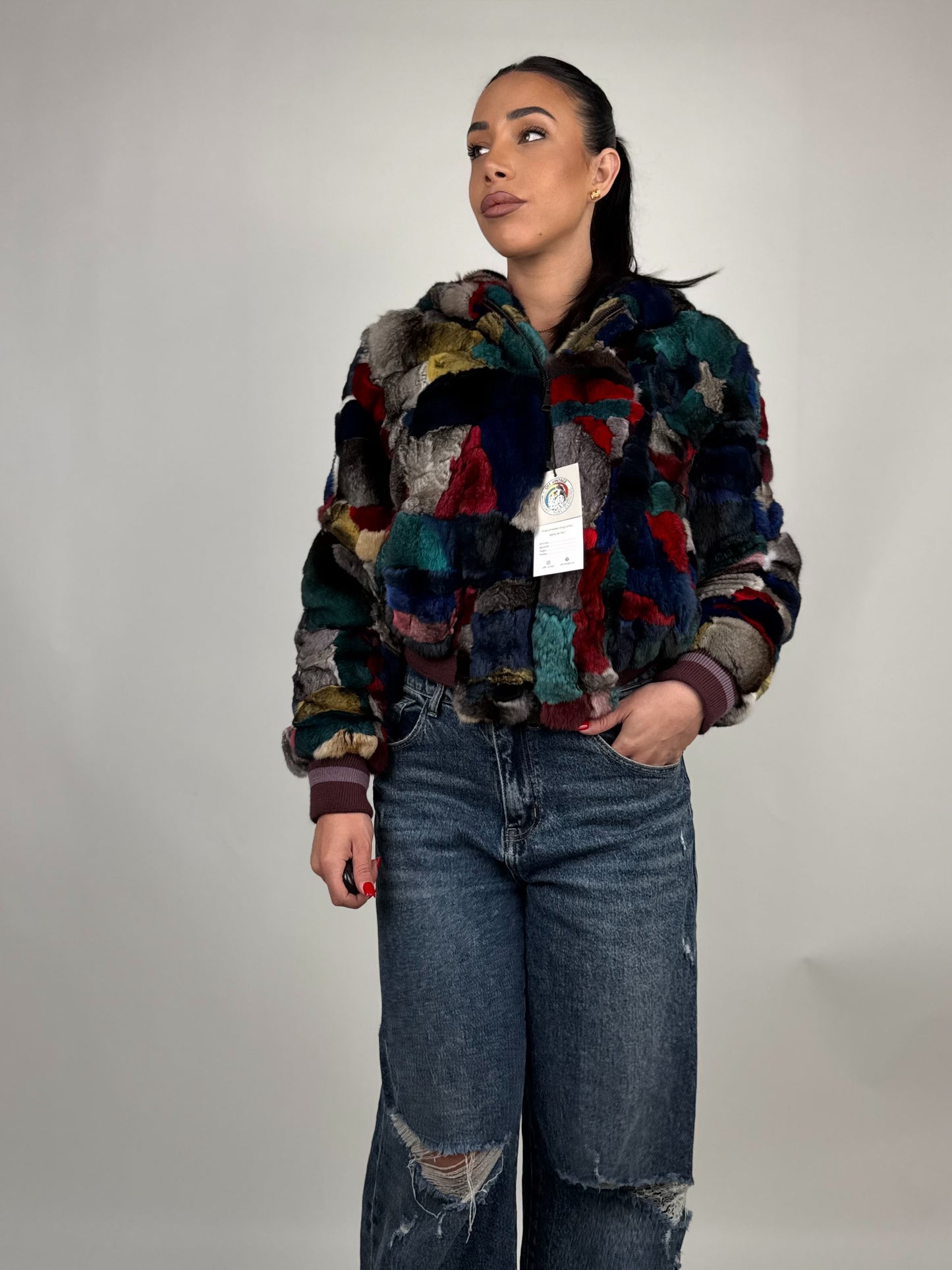 Mink Bomber Jacket