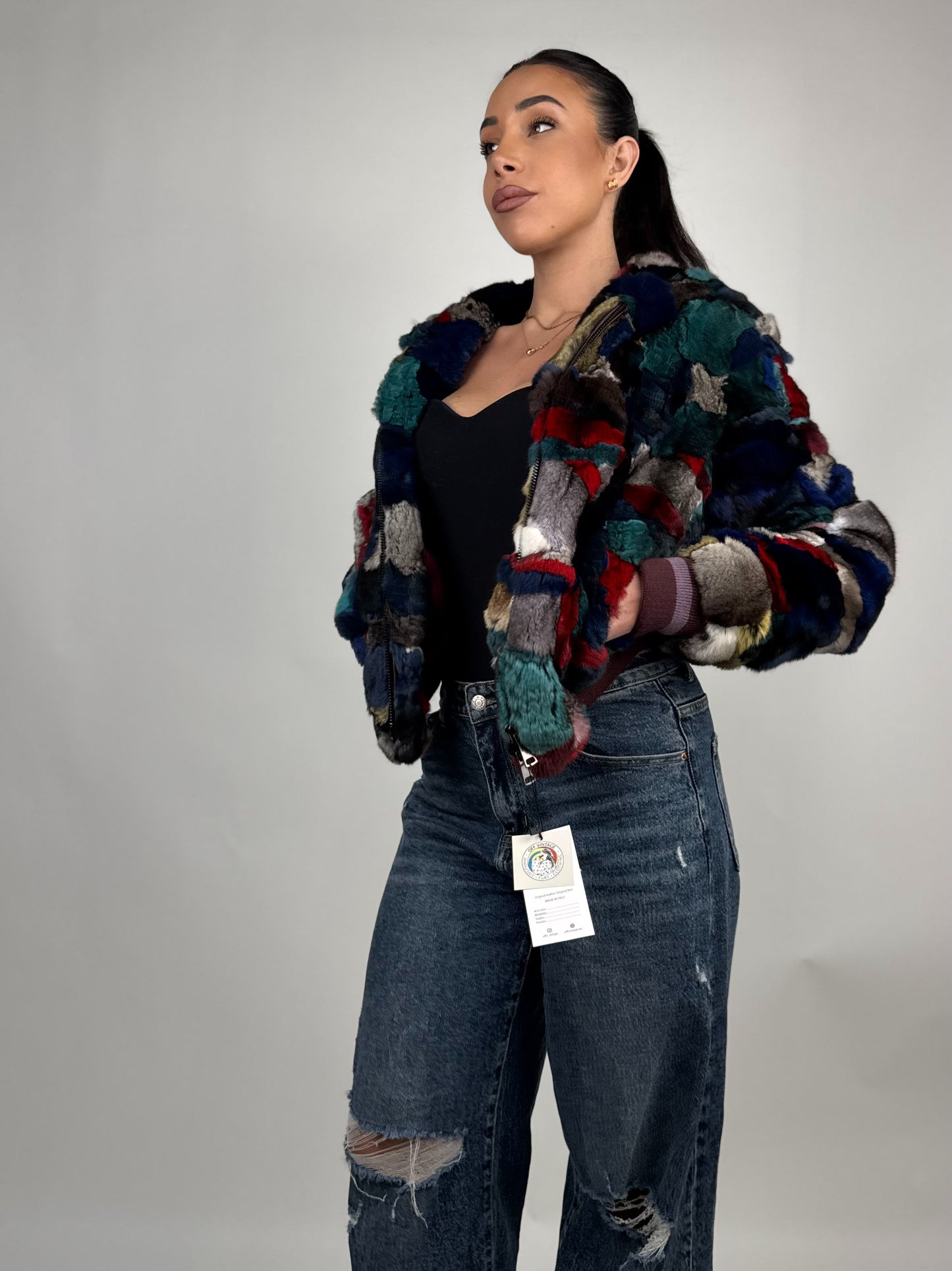 Mink Bomber Jacket