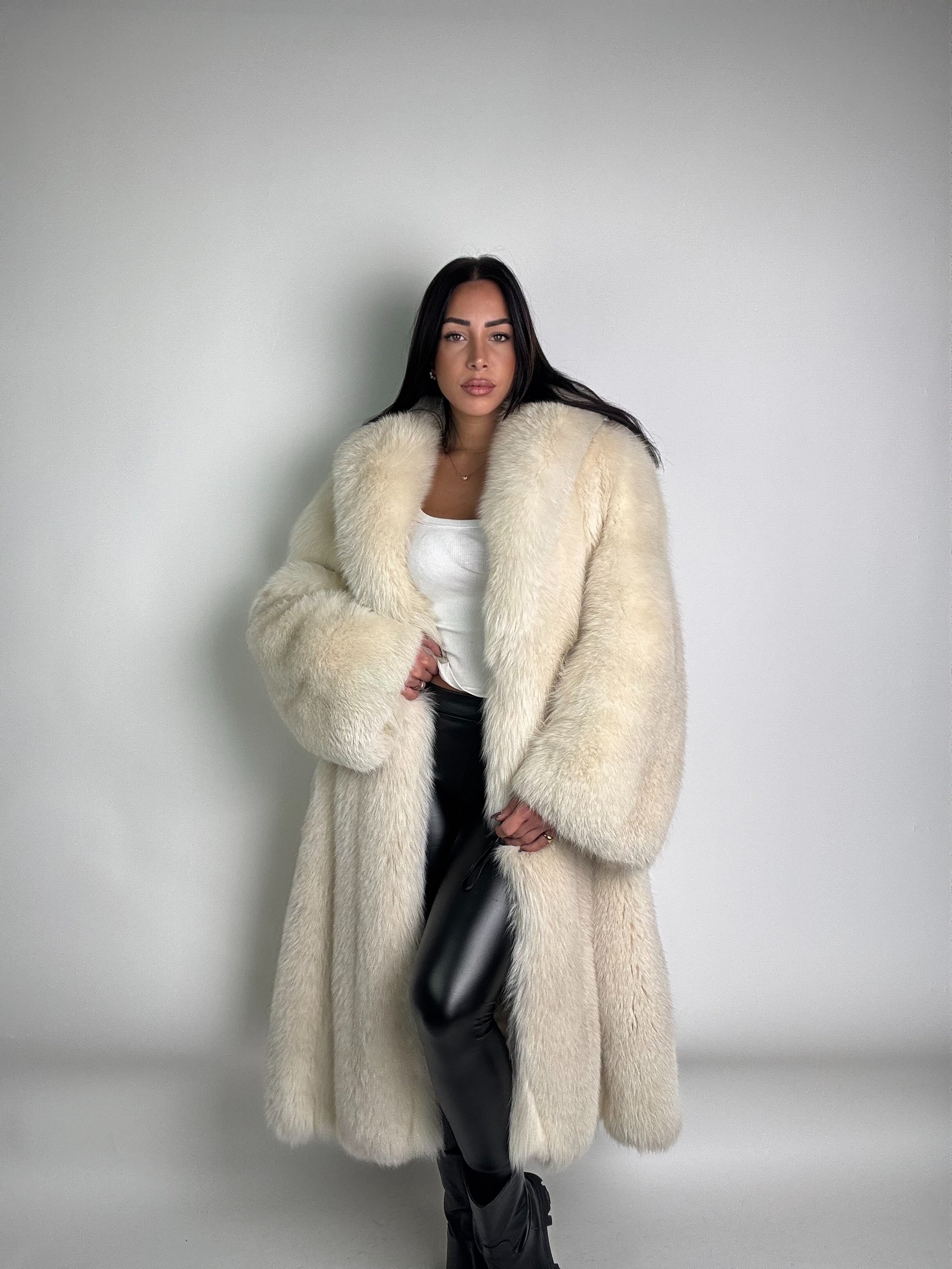 Cappotto in volpe polare N10