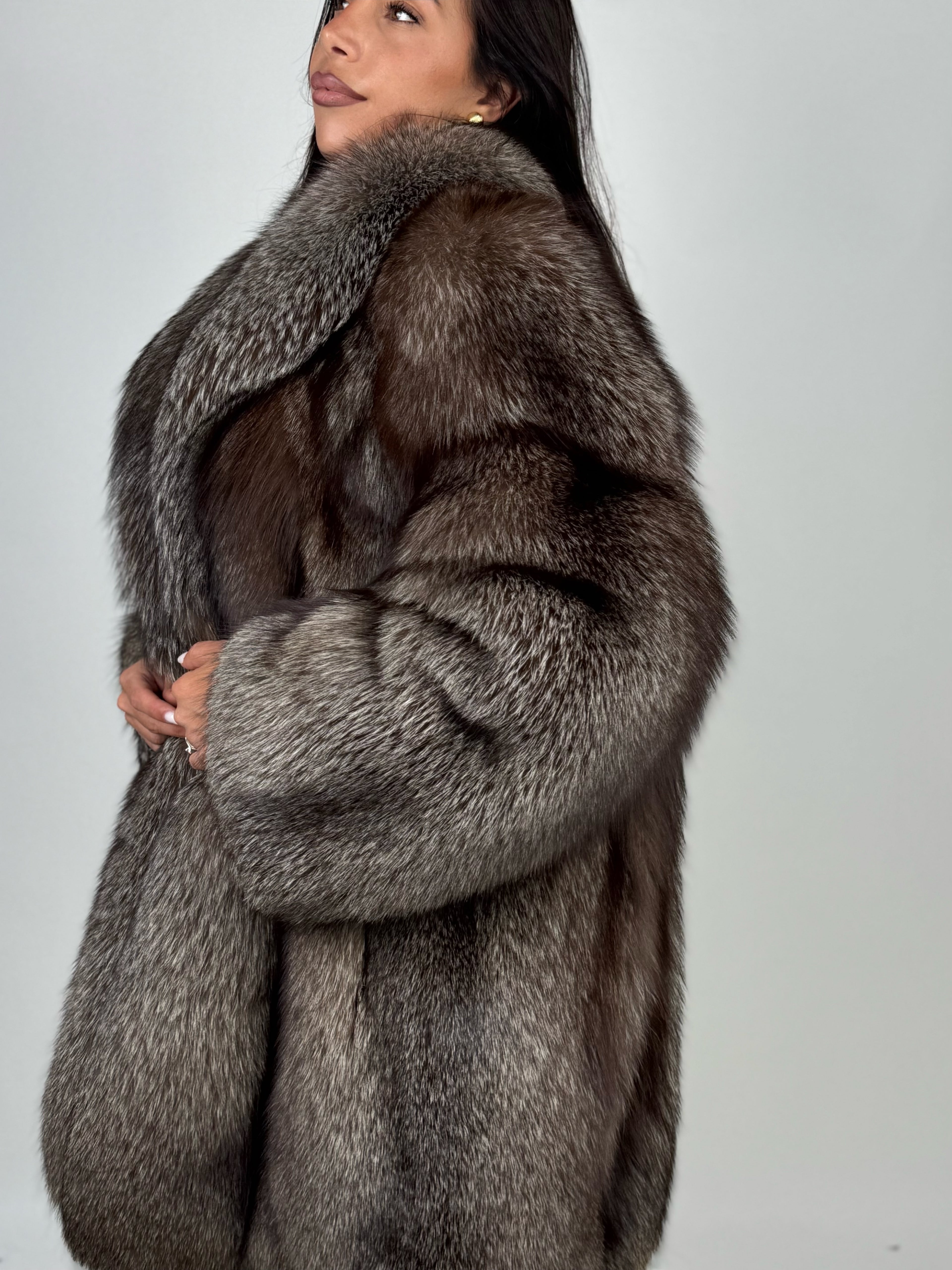 Giacca in volpe frost N759