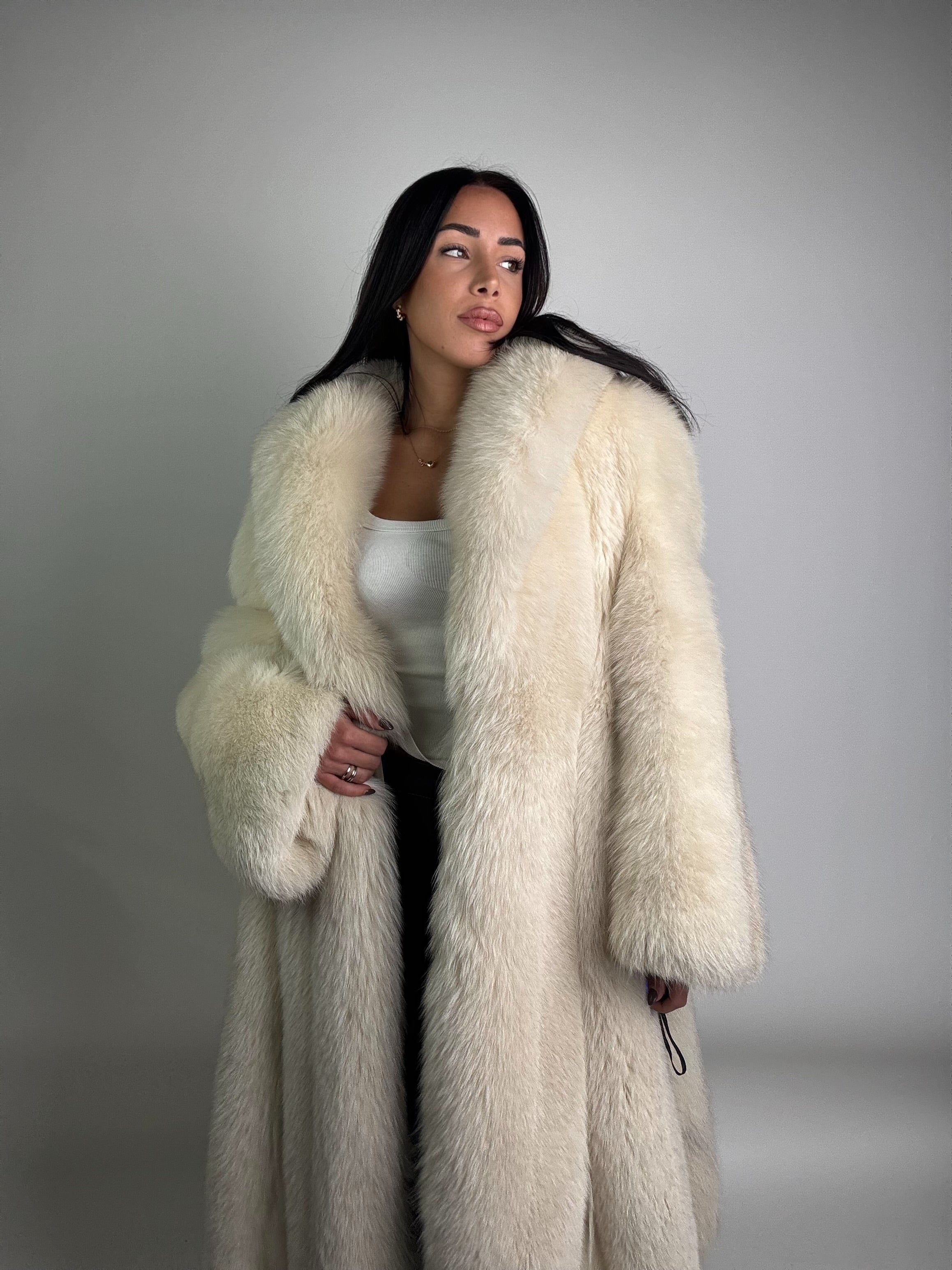 Cappotto in volpe polare N10