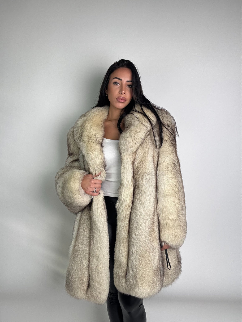 Giacca in volpe della groenlandia N12