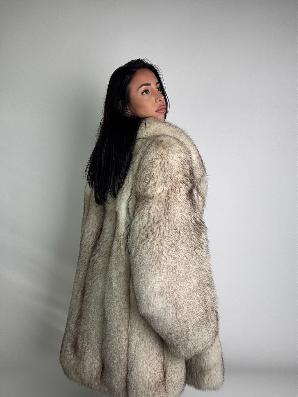 Giacca in volpe della groenlandia N12