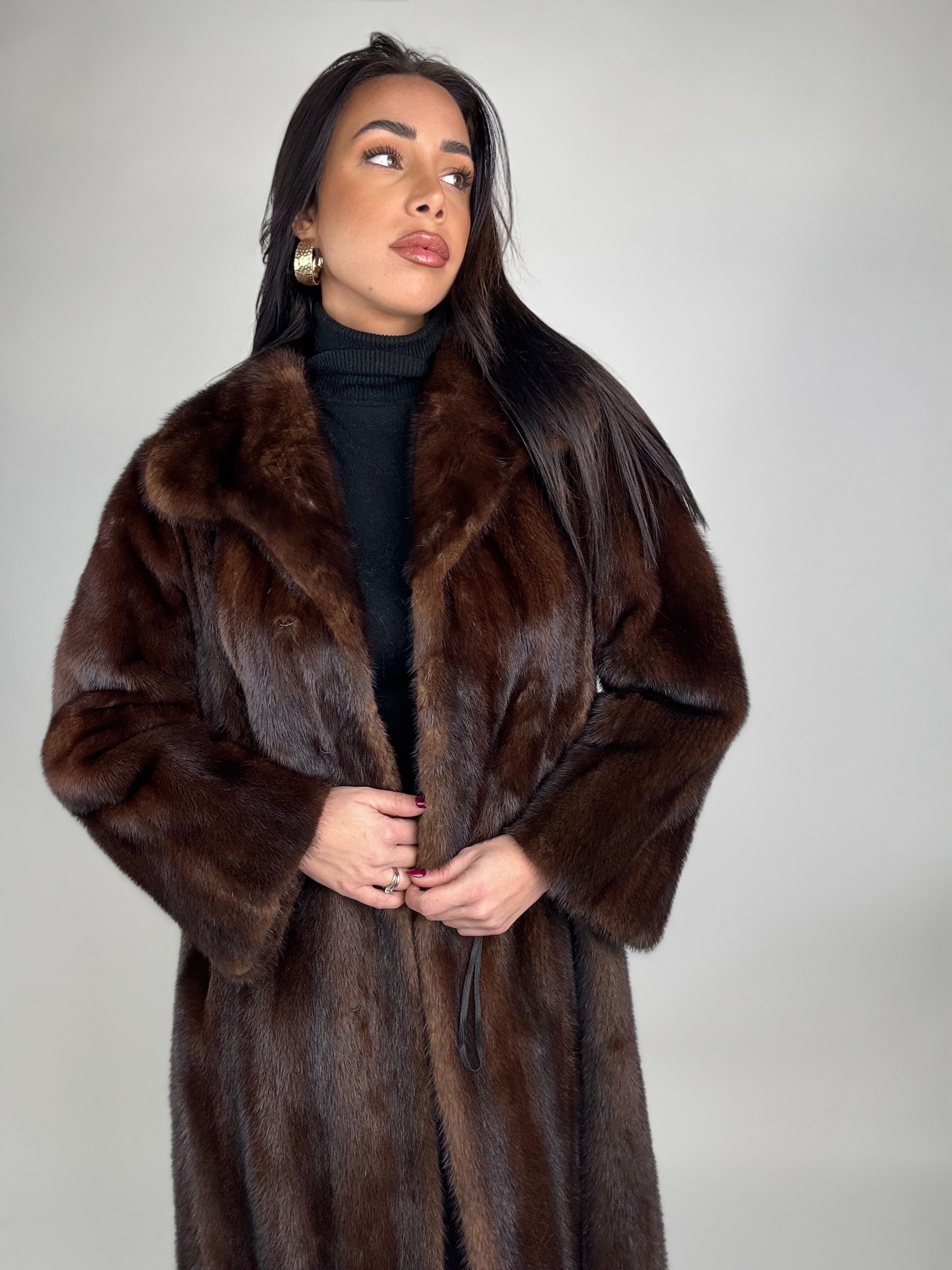 Cappotto in visone N450
