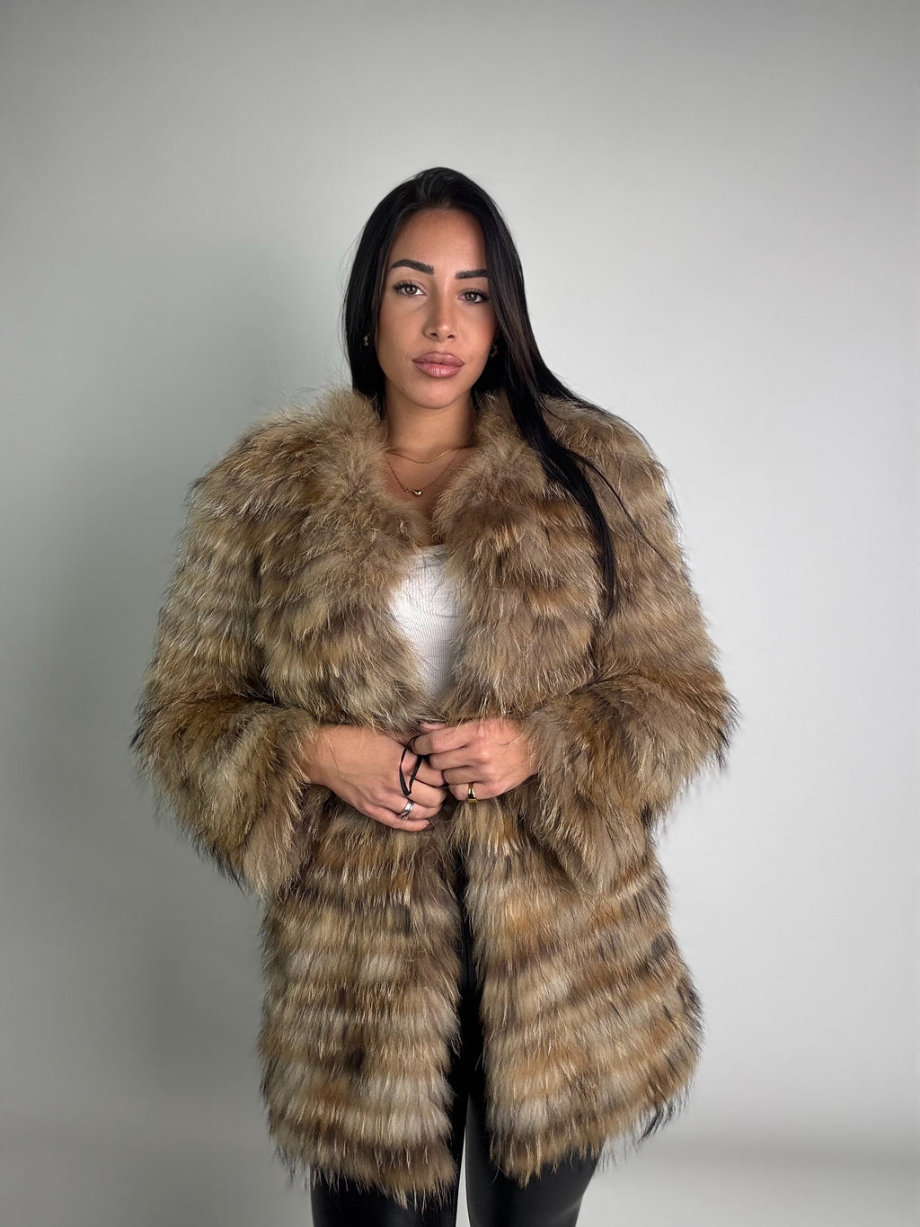 Giacca in volpe murmasky N15