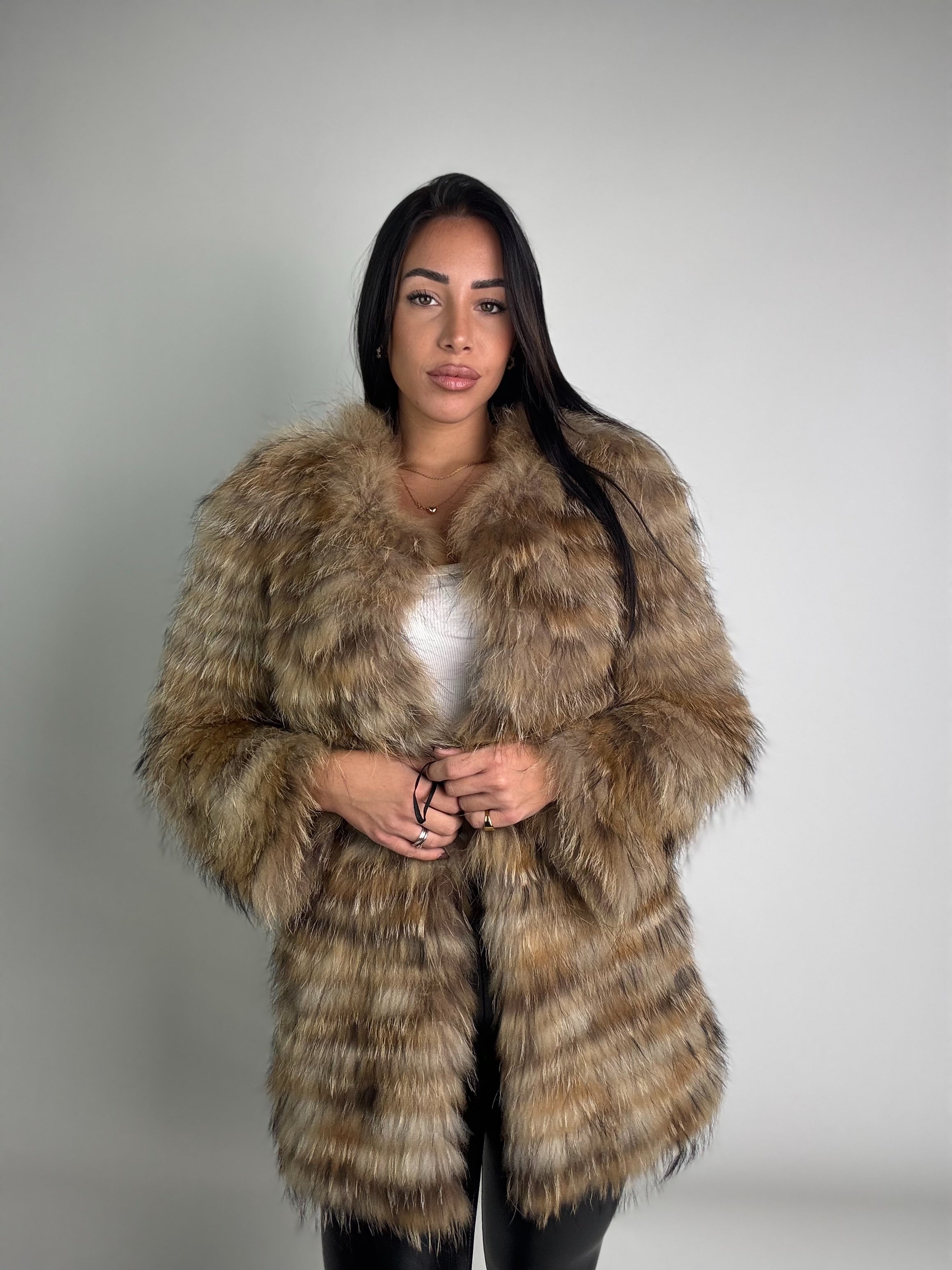 Giacca in volpe murmasky N15