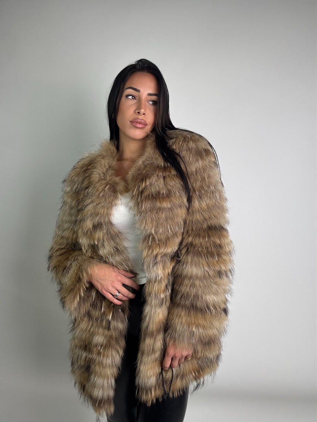 Giacca in volpe murmasky N15