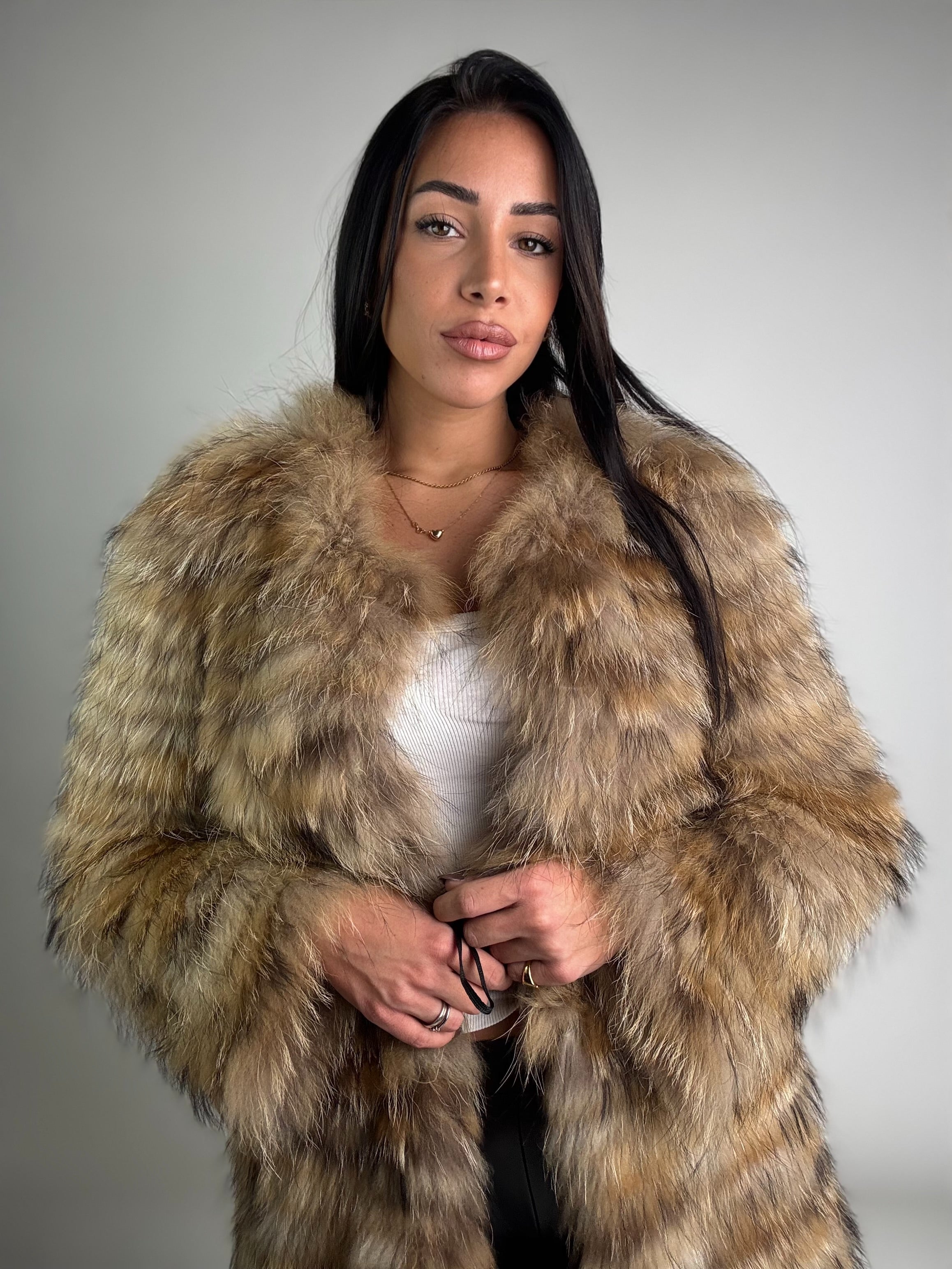 Giacca in volpe murmasky N15