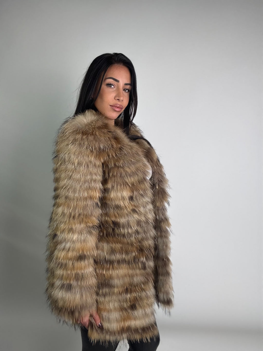 Giacca in volpe murmasky N15
