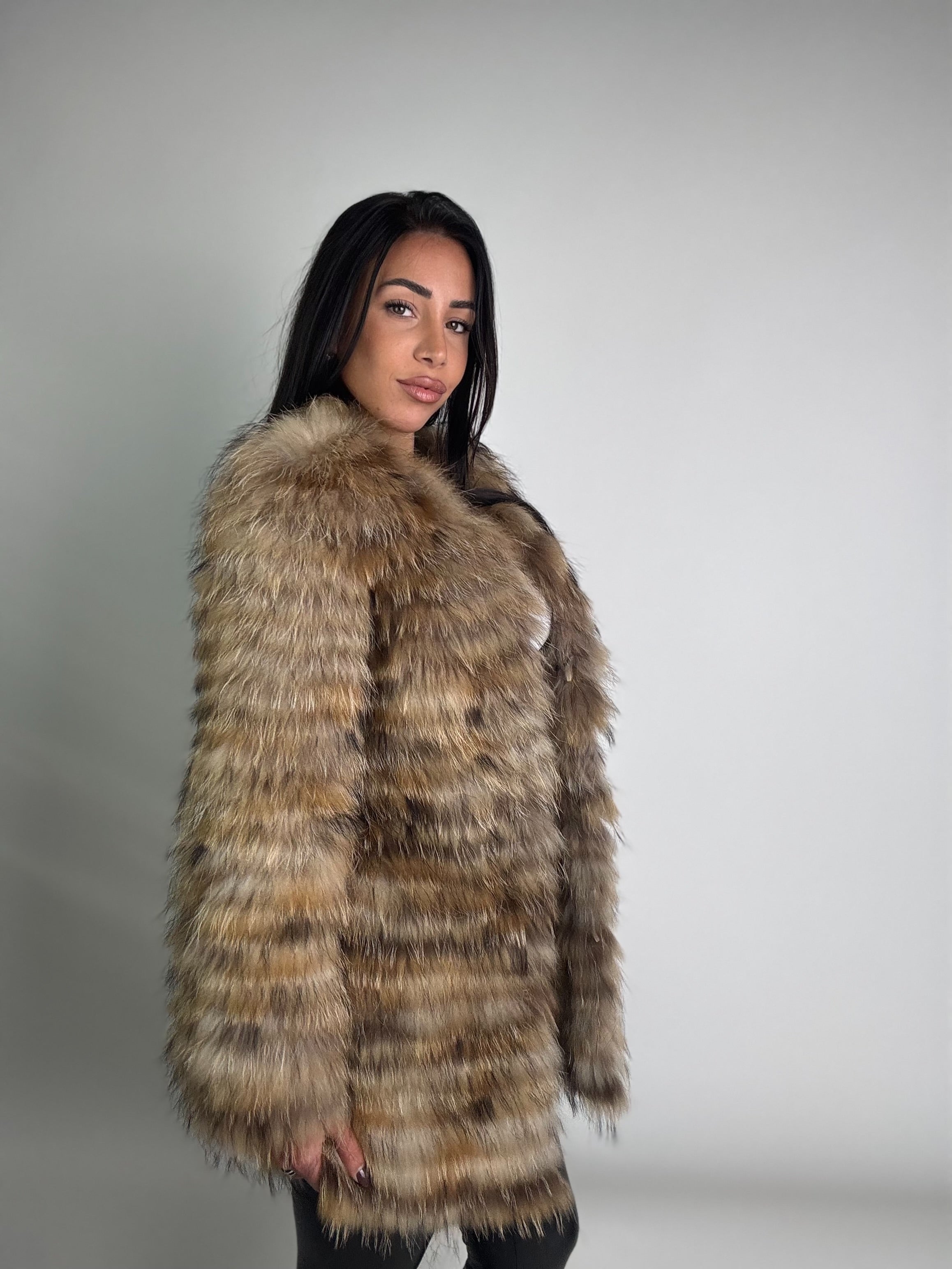 Giacca in volpe murmasky N15