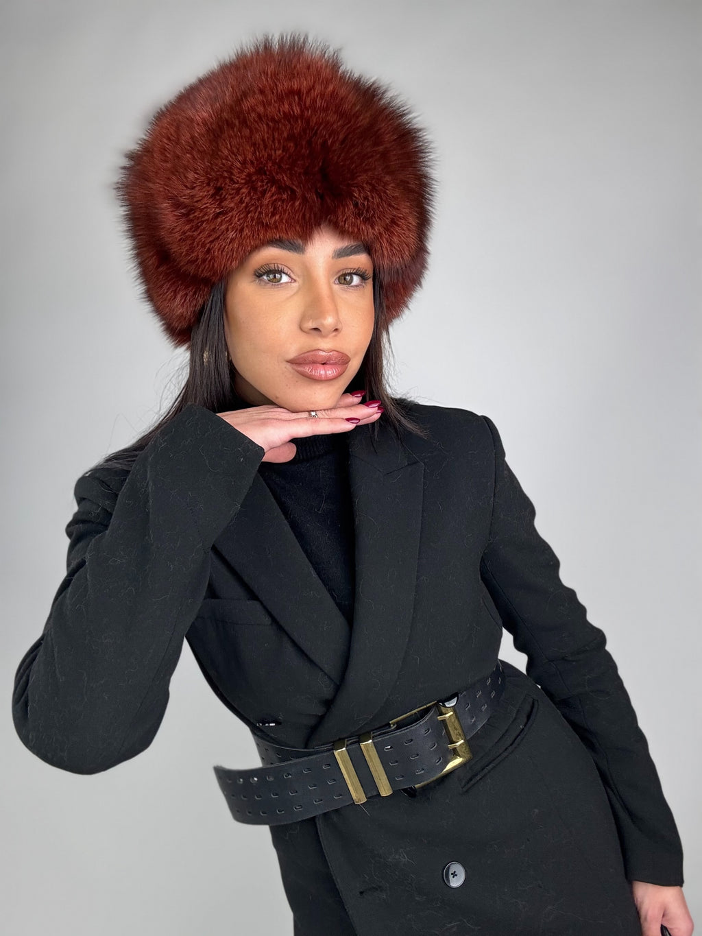 Cappello in volpe N44