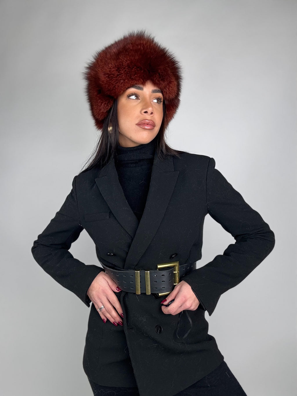 Cappello in volpe N44