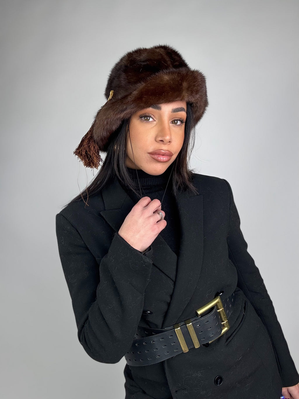 Cappello in visone N45
