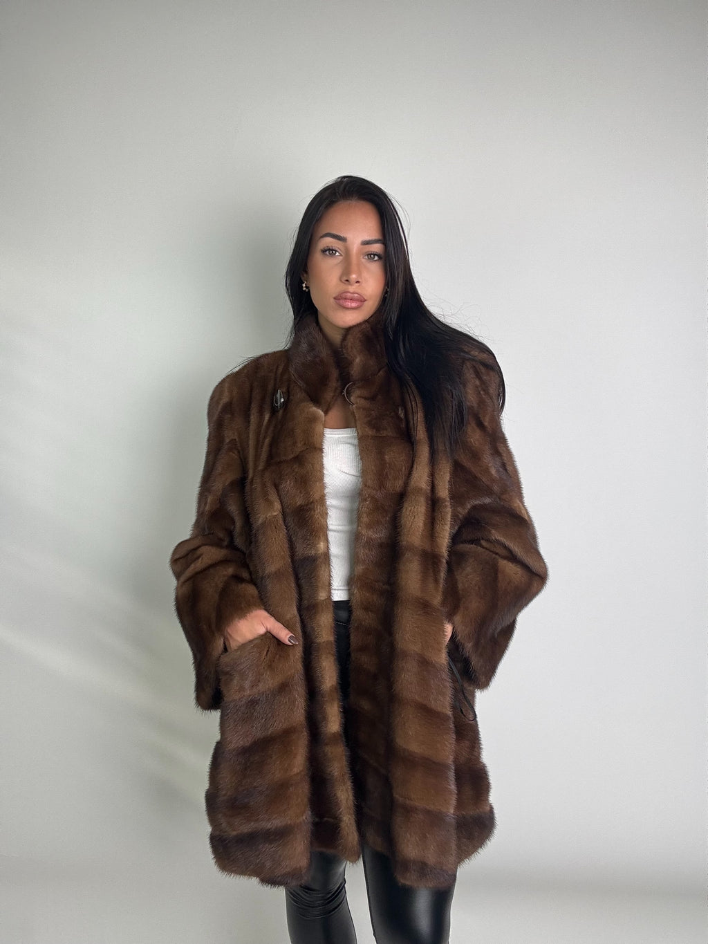 Cappotto in visone N297