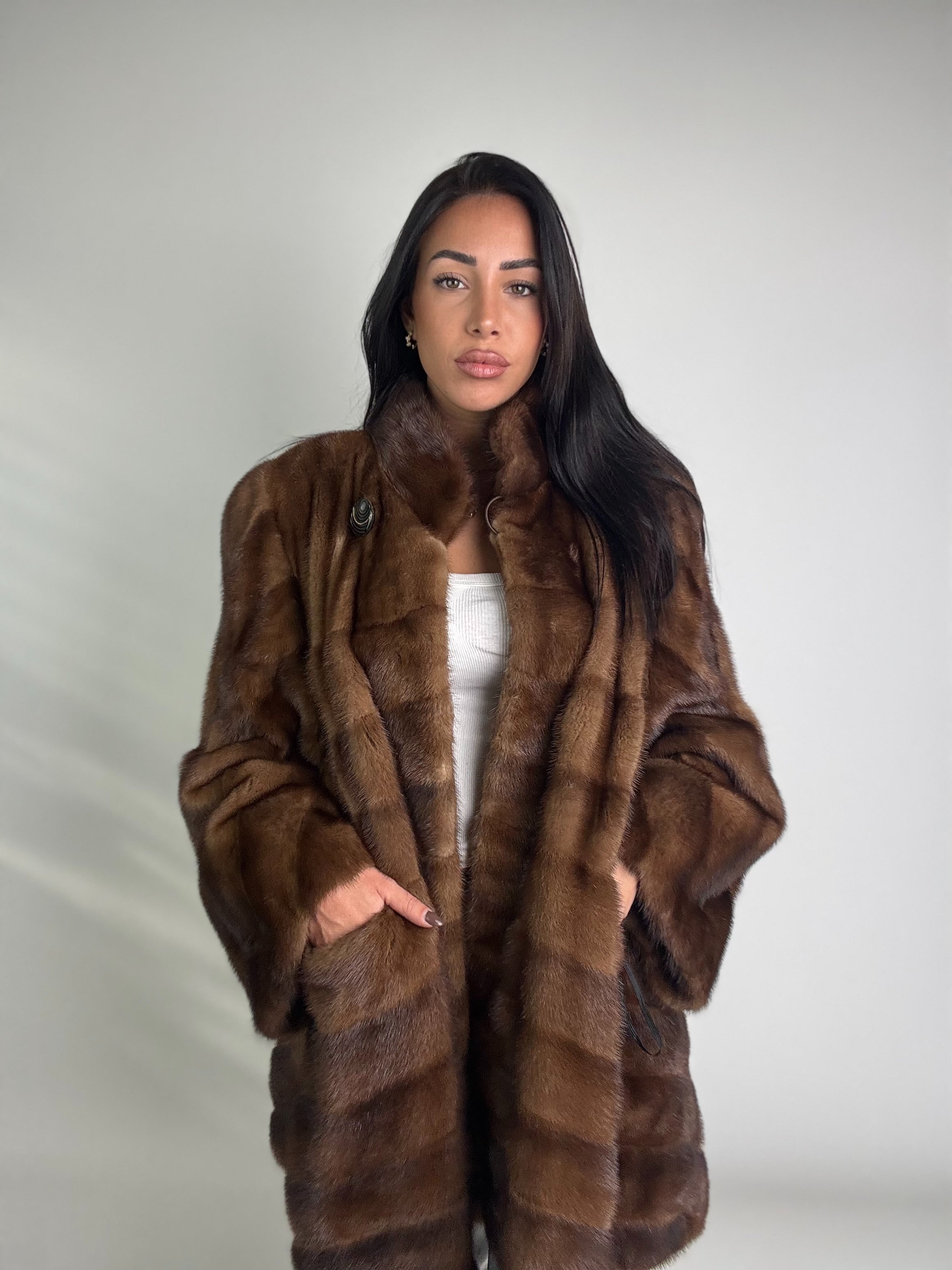 Cappotto in visone N297