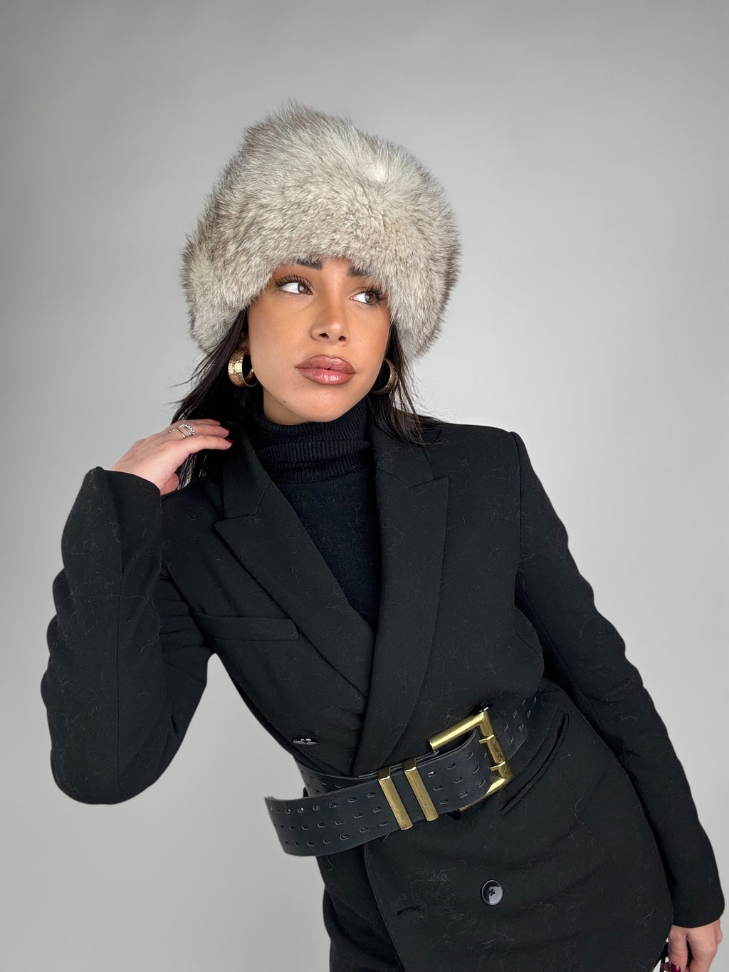 Cappello in volpe N46