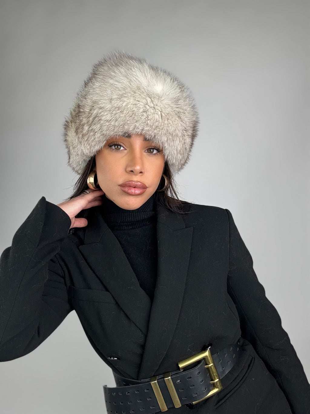 Cappello in volpe N46
