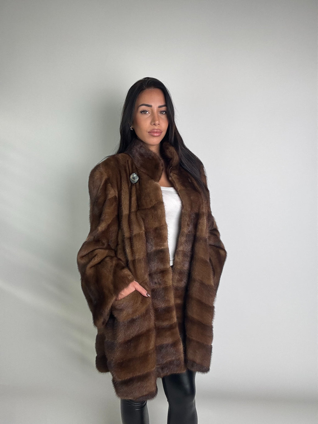 Cappotto in visone N297