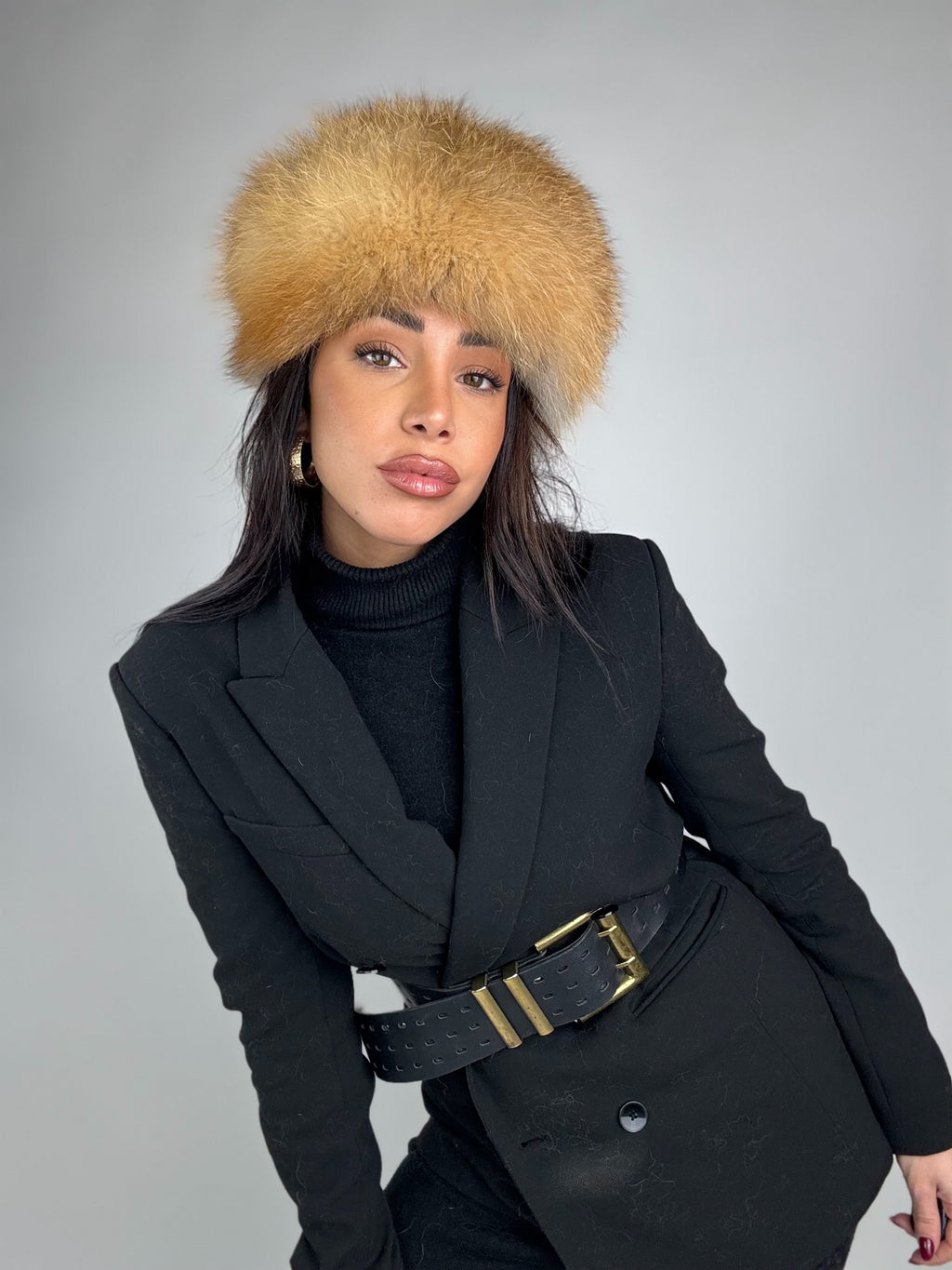 Cappello in volpe N48