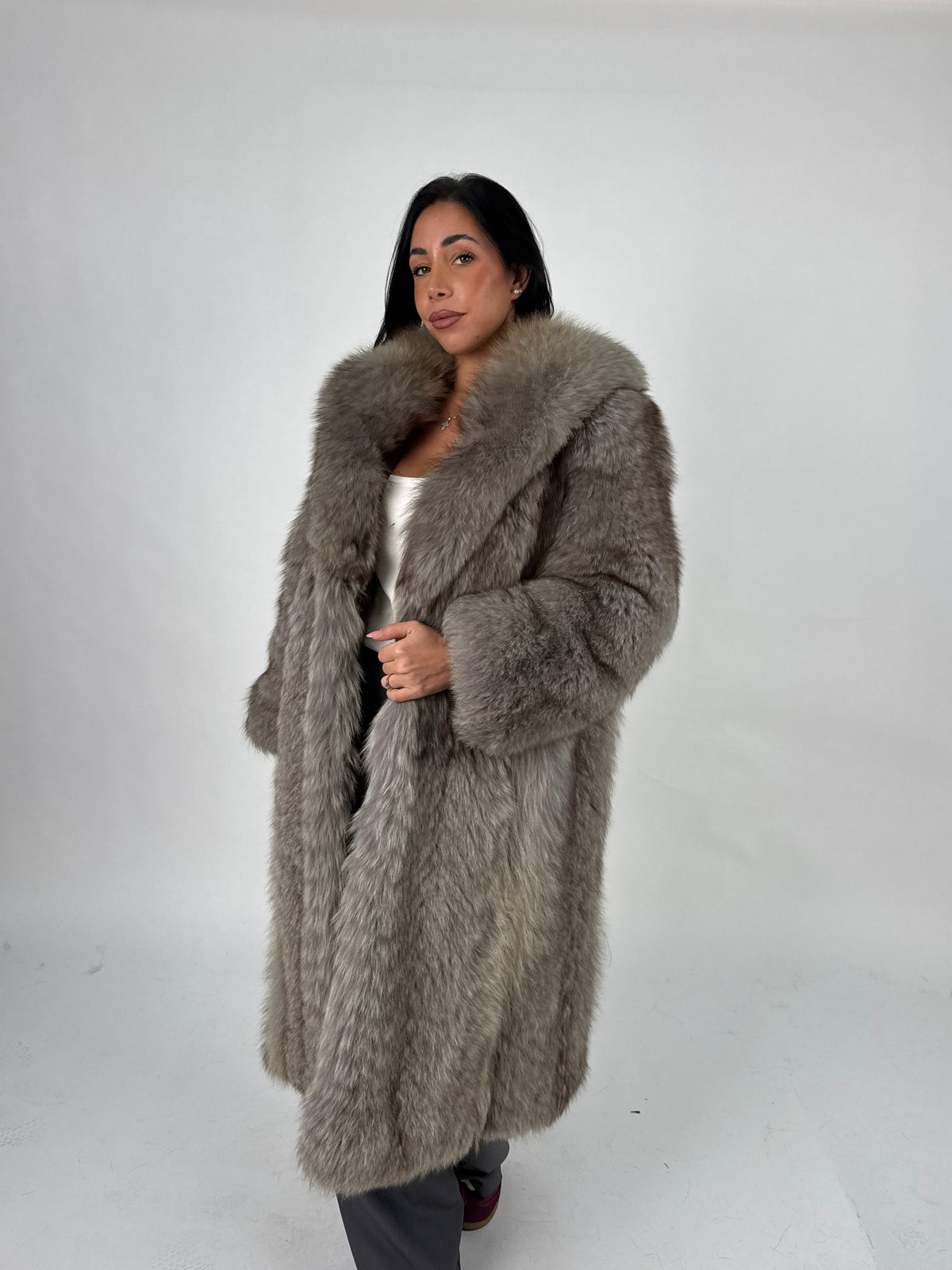 Cappotto in volpe della groenlandia N824