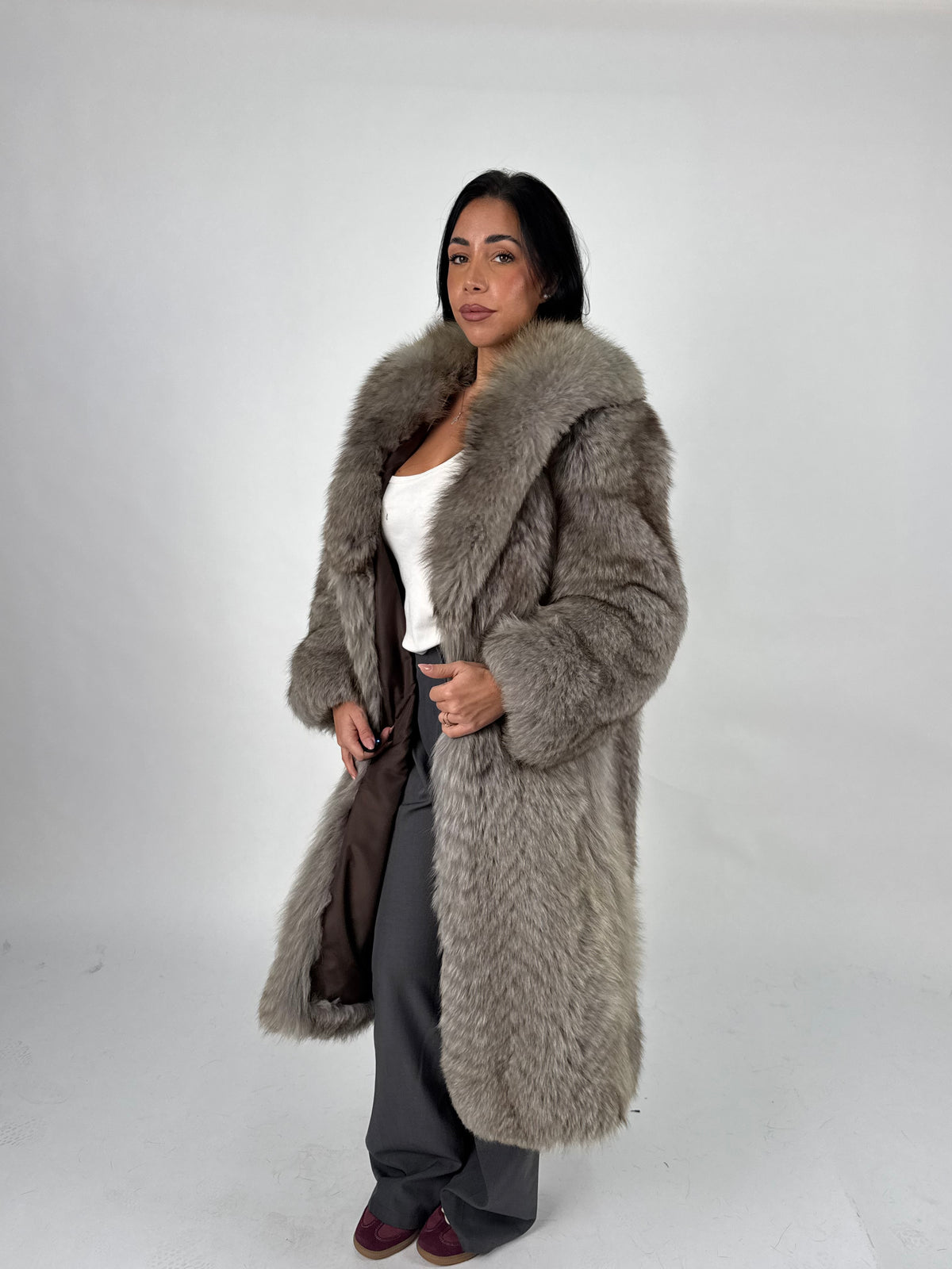 Cappotto in volpe della groenlandia N824