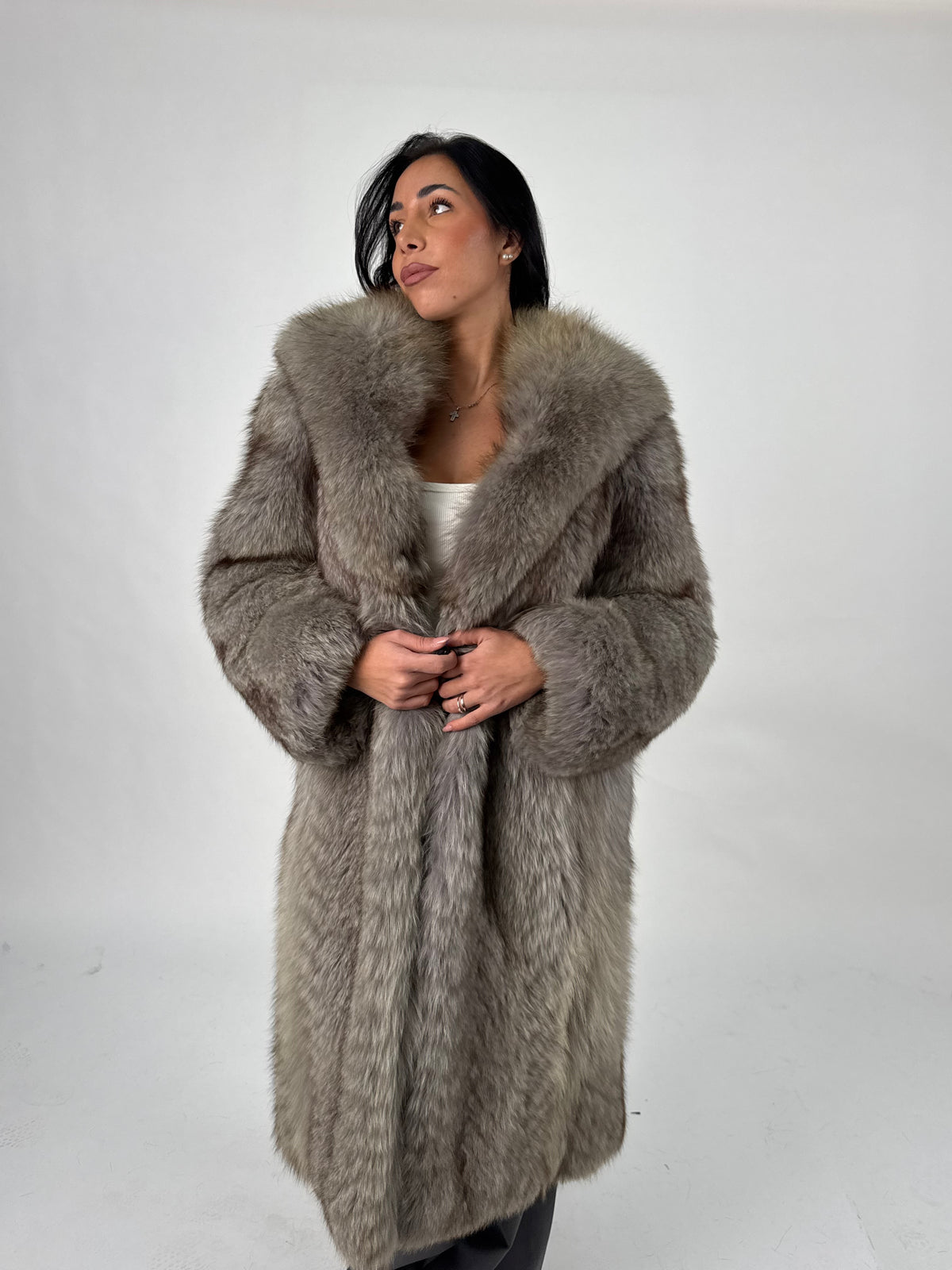Cappotto in volpe della groenlandia N824
