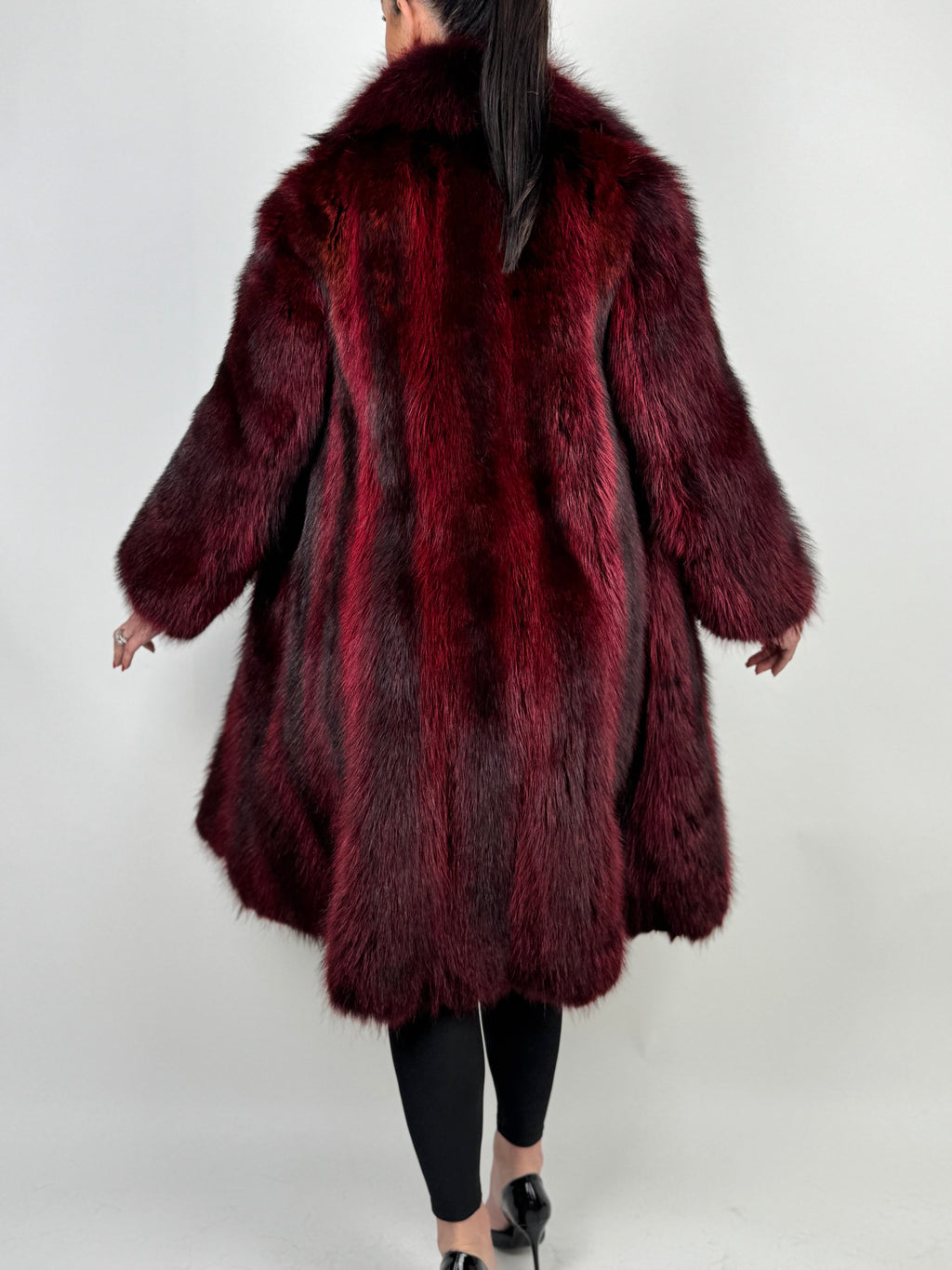 Giacca in volpe red N490