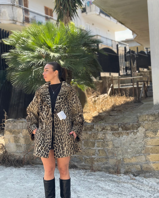 Giacca in leopardo