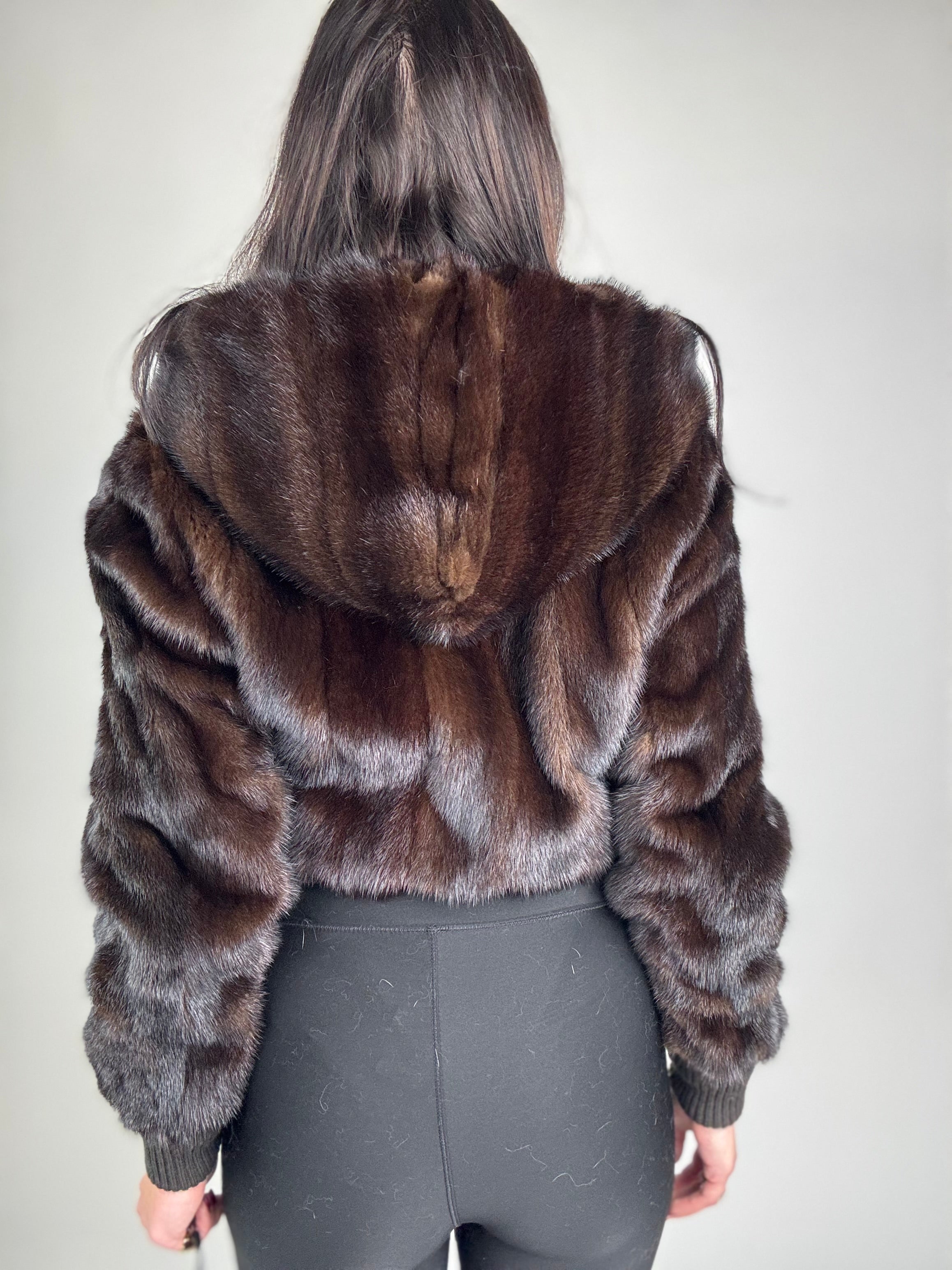 Mink Bomber Jacket