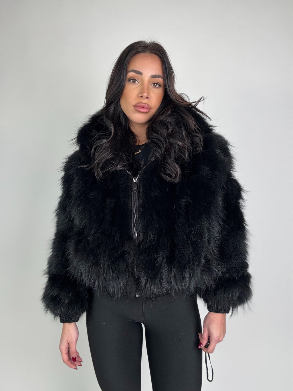 Mink Bomber Jacket