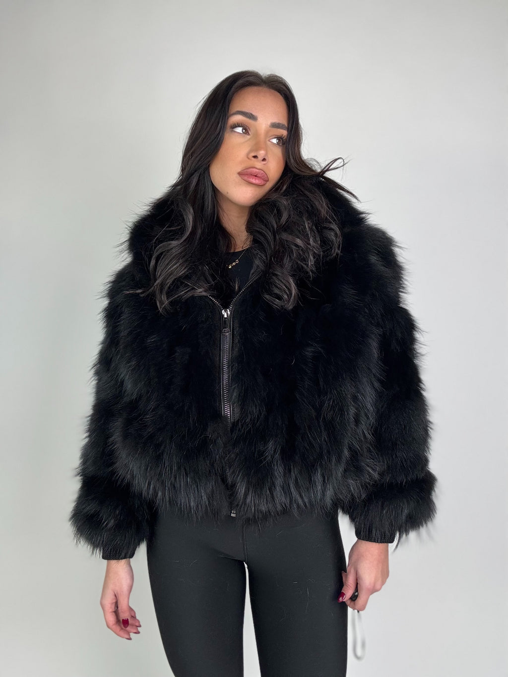Mink Bomber Jacket
