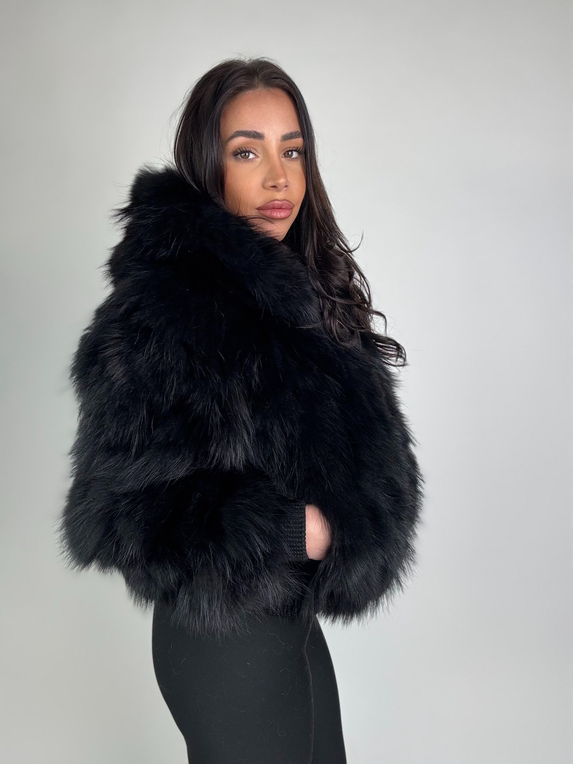Mink Bomber Jacket