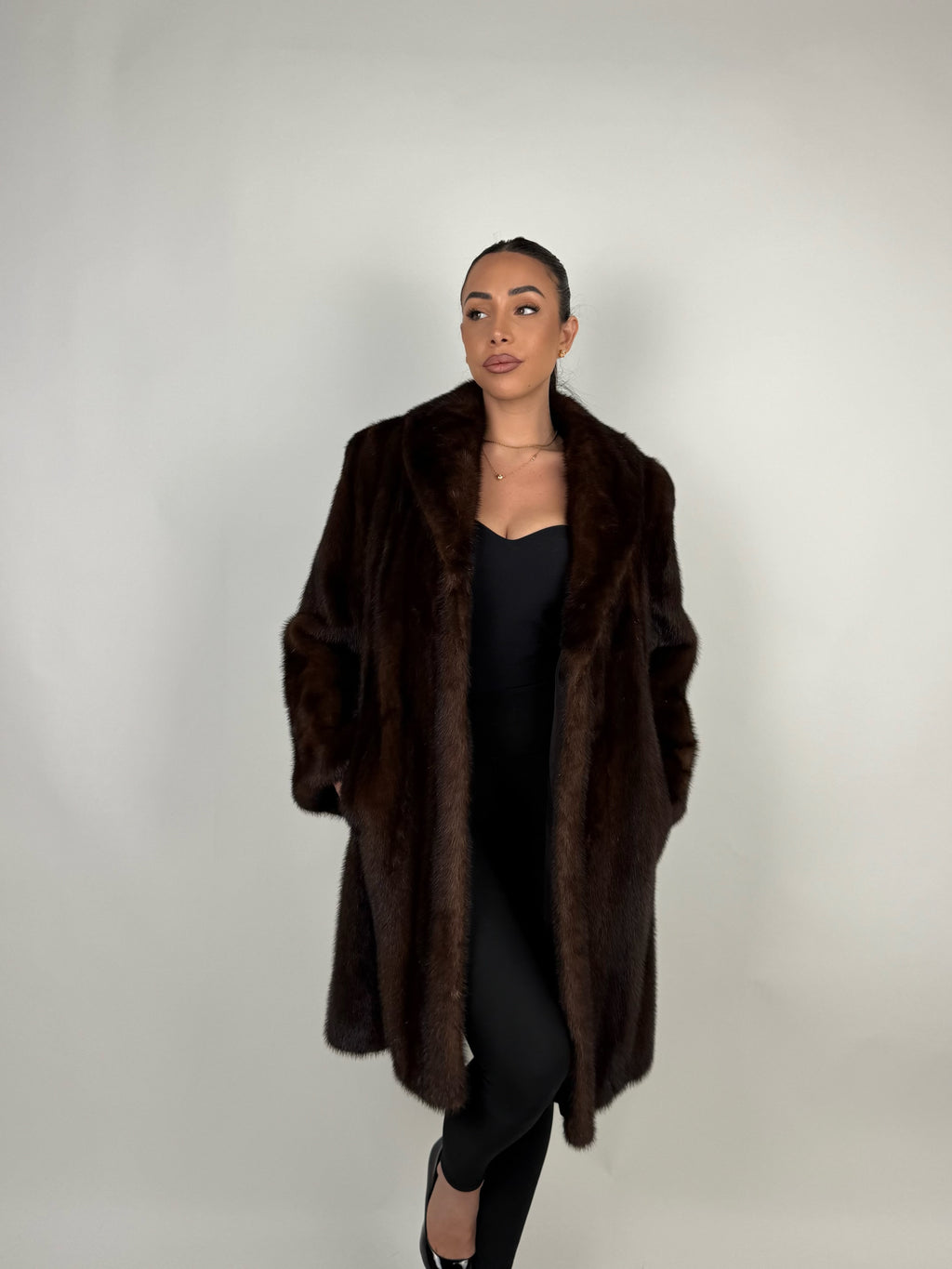 Cappotto in visone N618