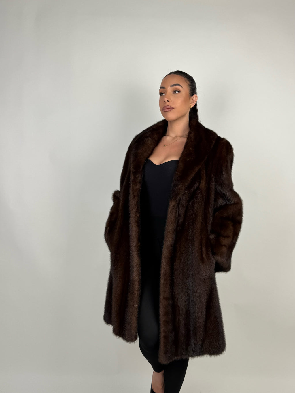 Cappotto in visone N618