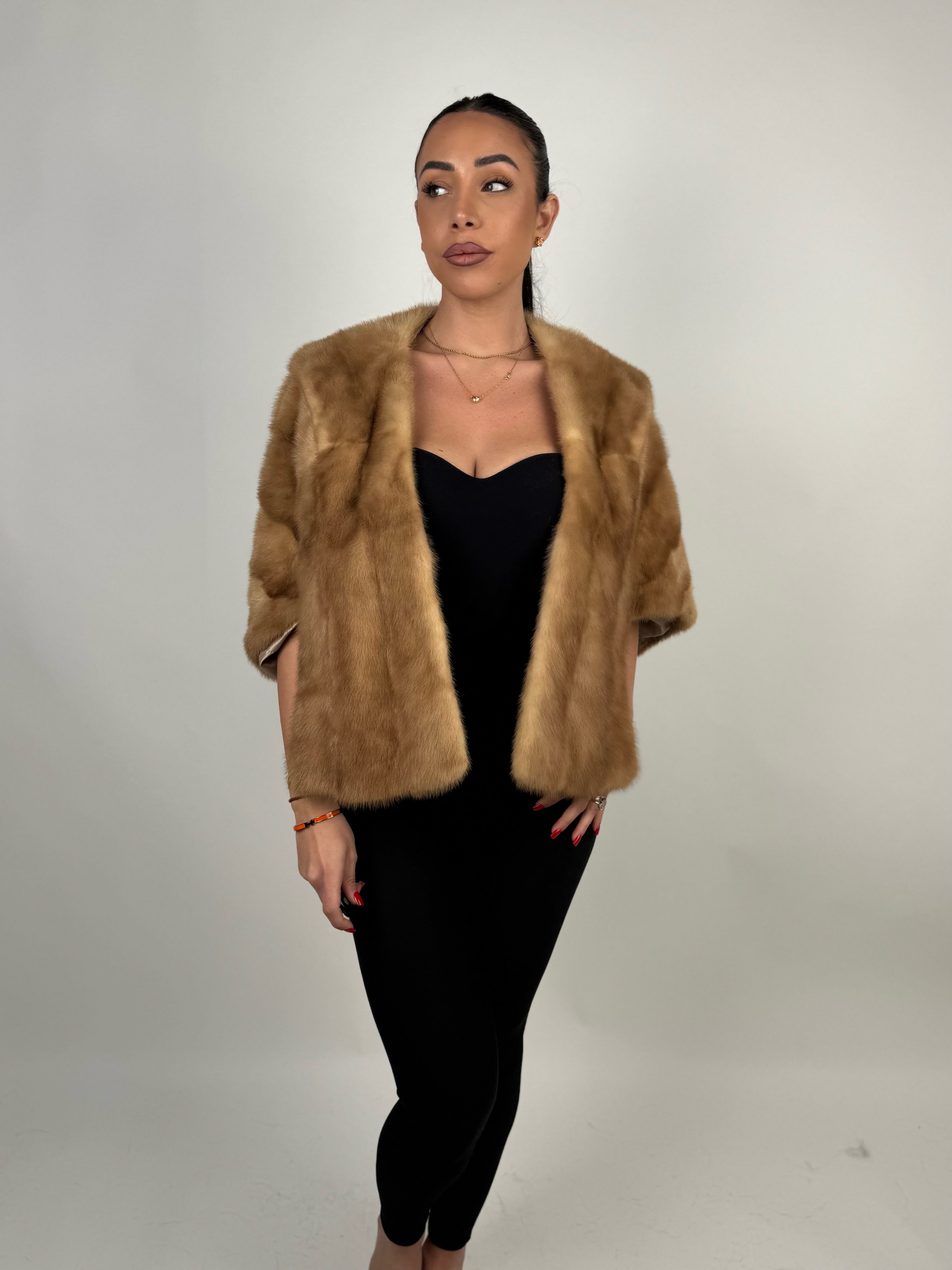 Mink Bomber Jacket