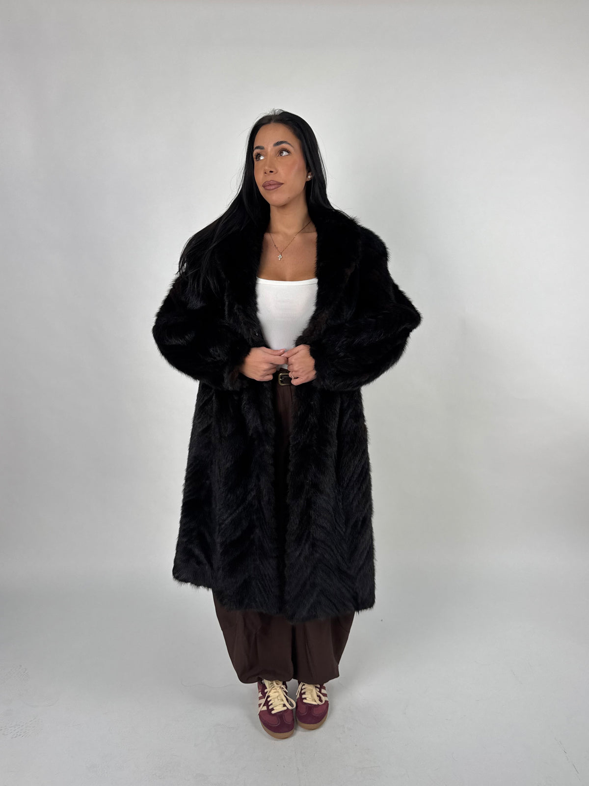 Cappotto in visone N755